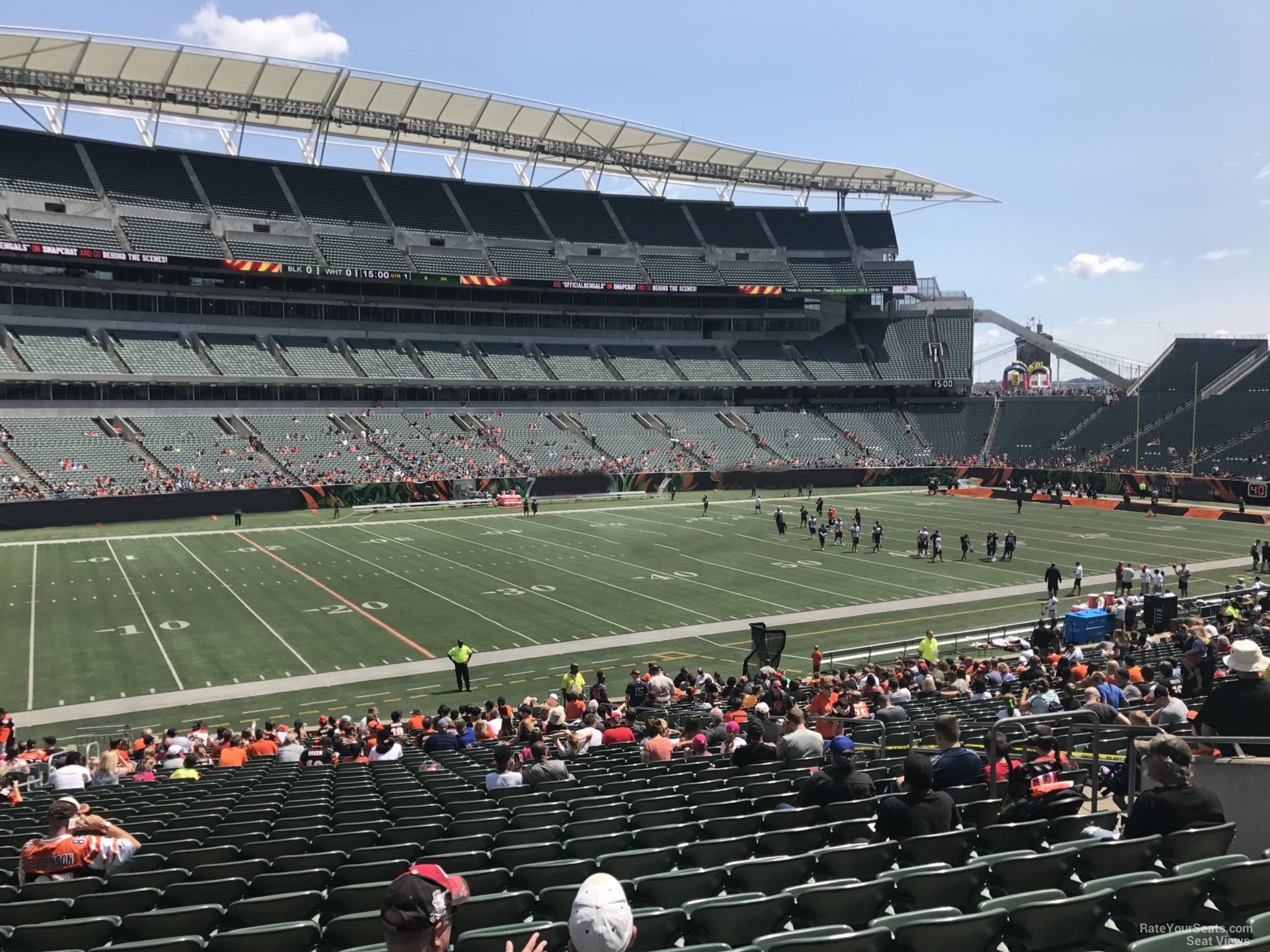 Section 114 at Paul Brown Stadium