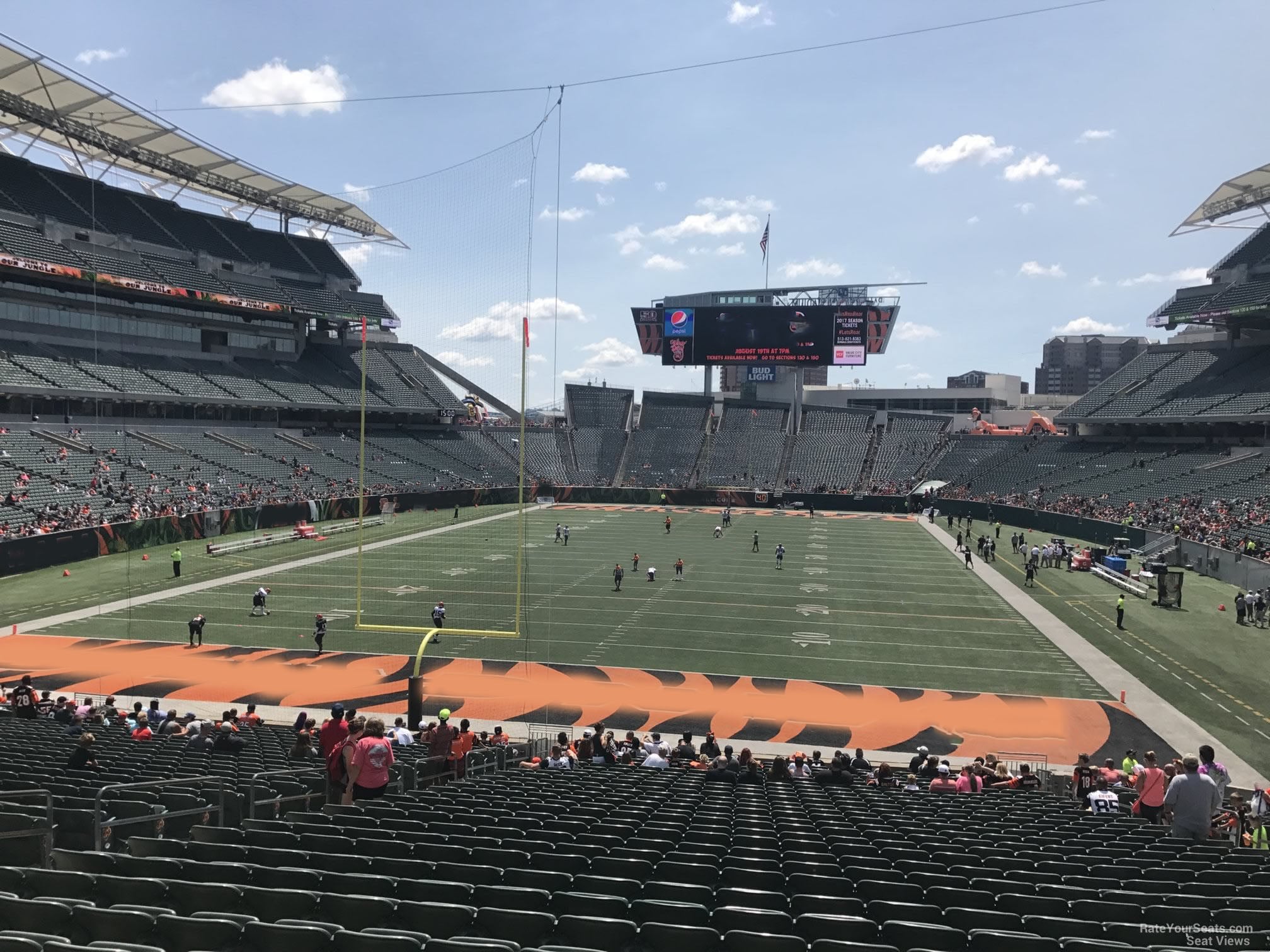Section 124 at Paul Brown Stadium