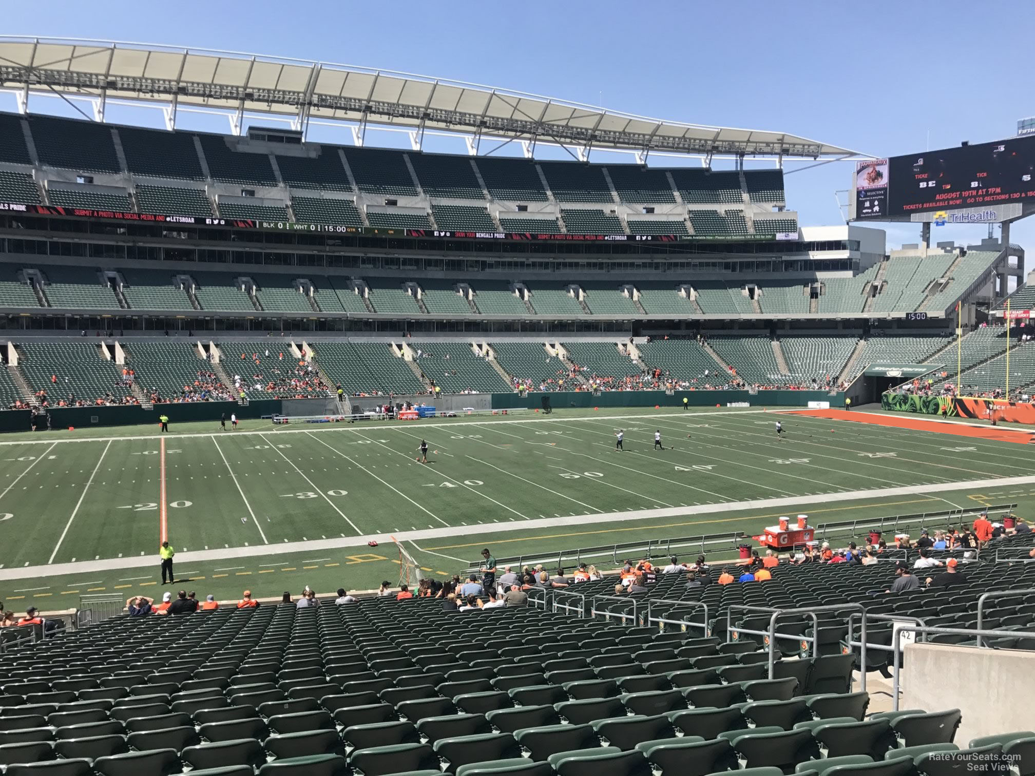 Section 142 at Paul Brown Stadium