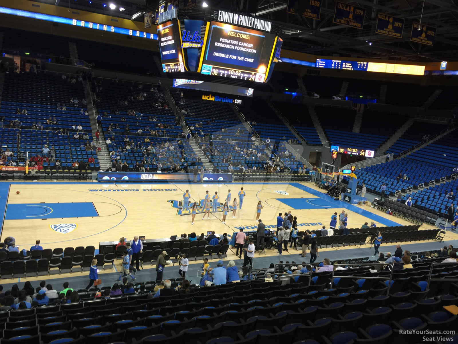 section 116, row 13 seat view  - pauley pavilion