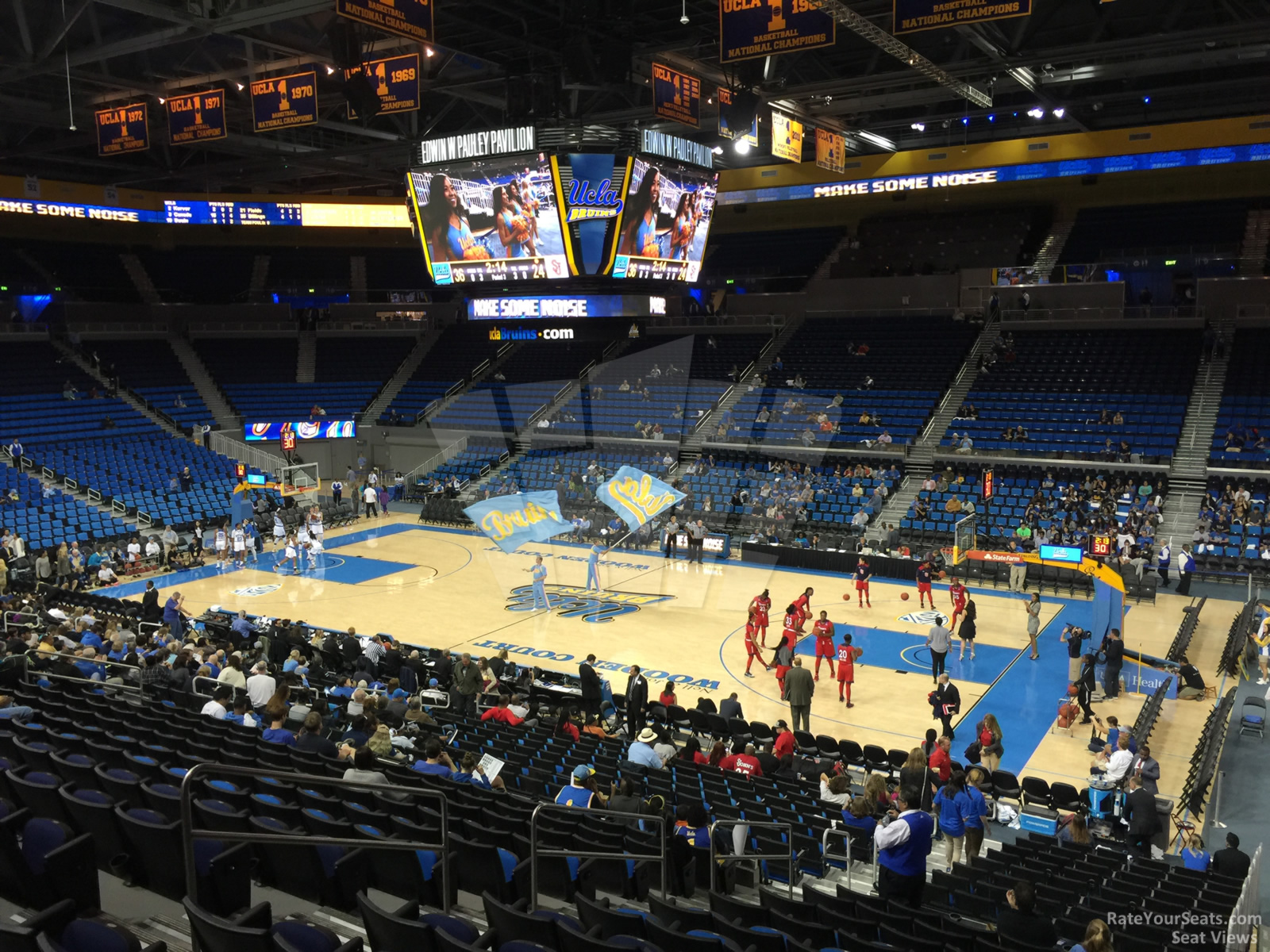 section 126, row 13 seat view  - pauley pavilion