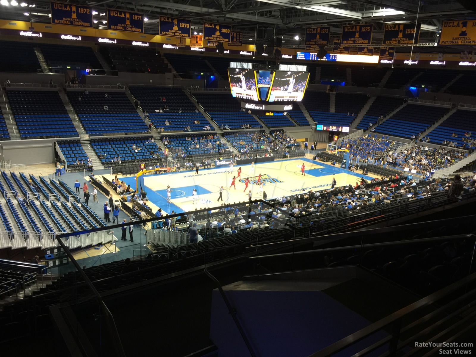 section 205, row 6 seat view  - pauley pavilion