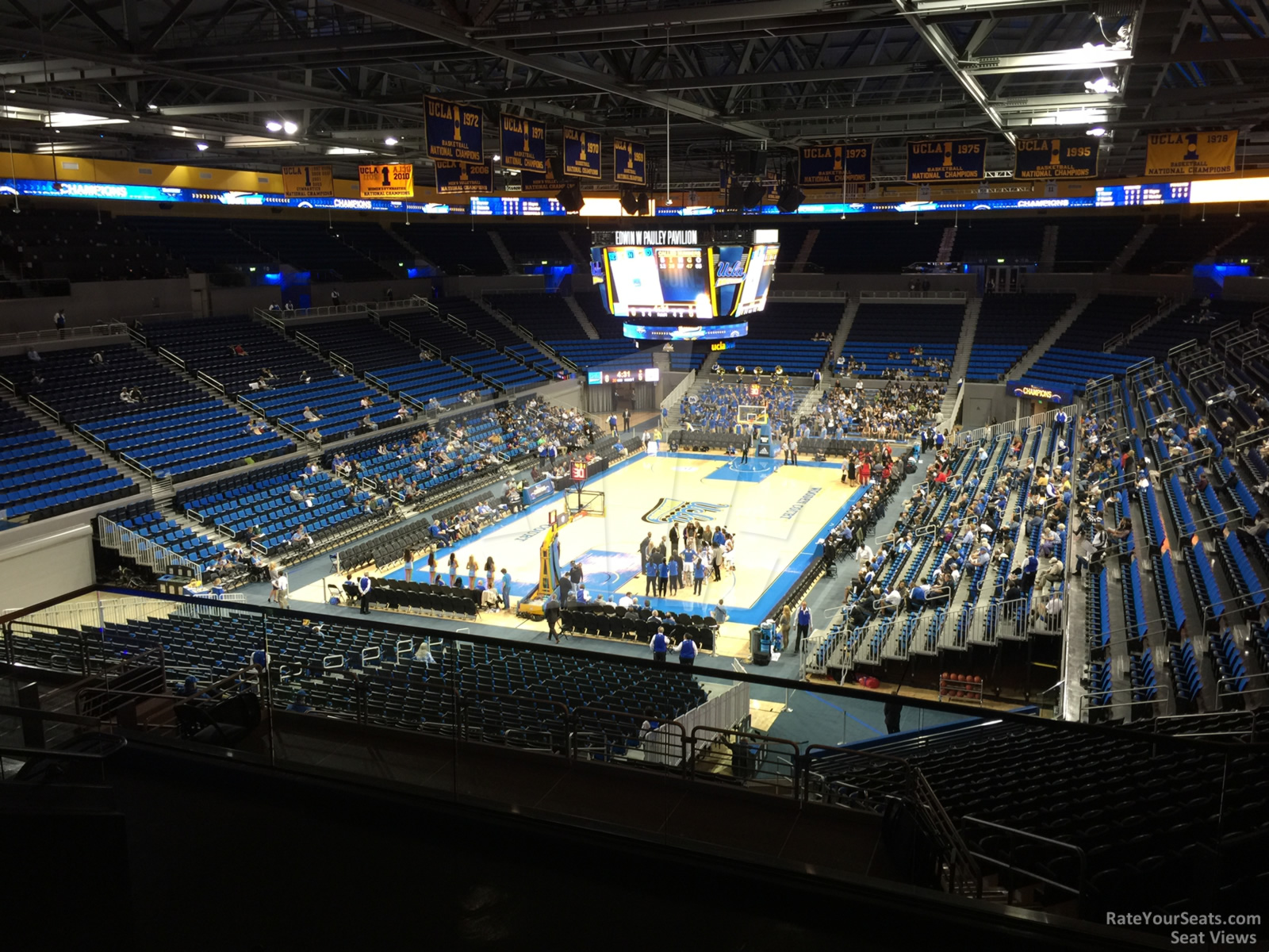 section 207, row 6 seat view  - pauley pavilion