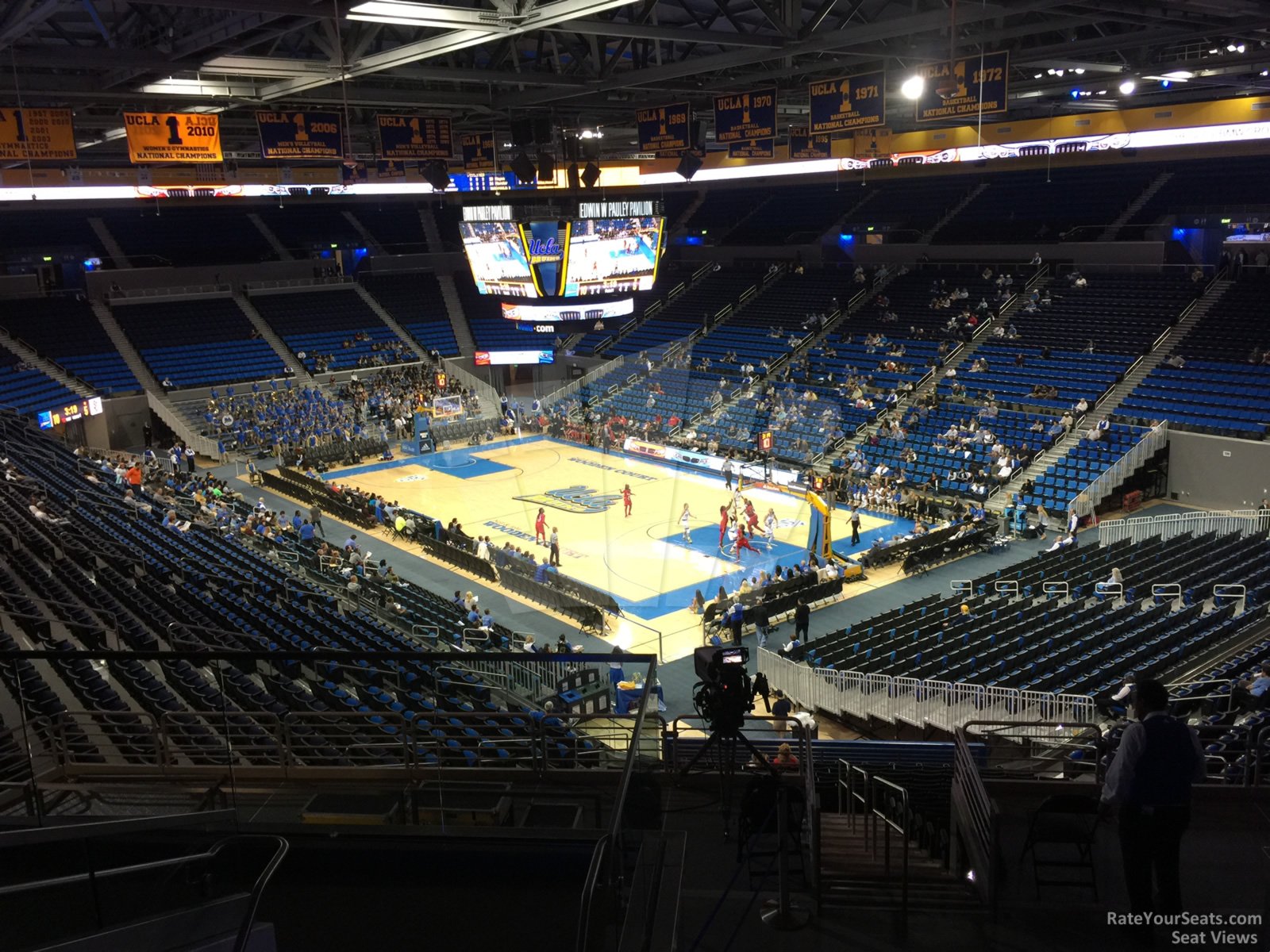 section 211b, row 6 seat view  - pauley pavilion