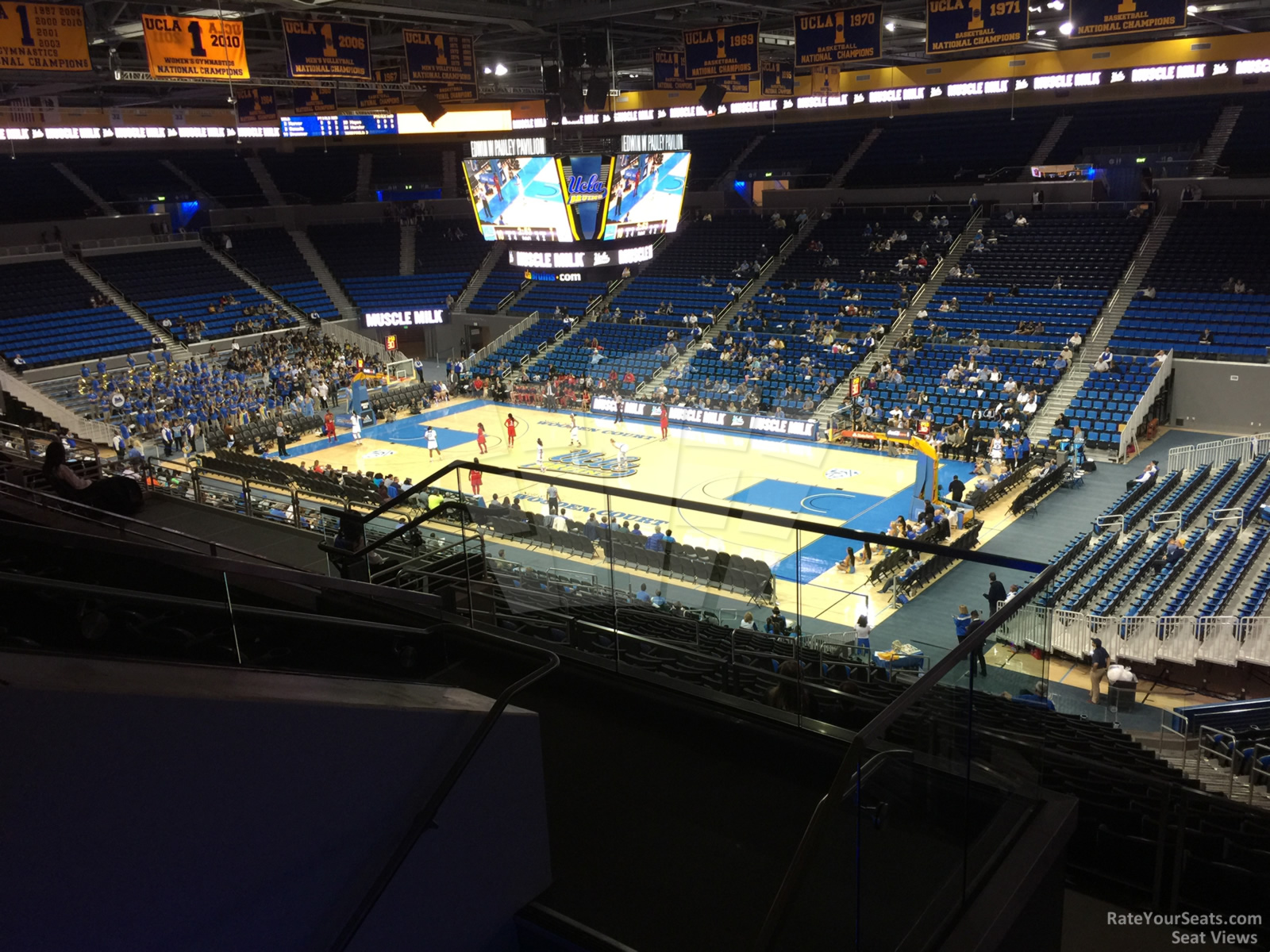 section 212, row 6 seat view  - pauley pavilion