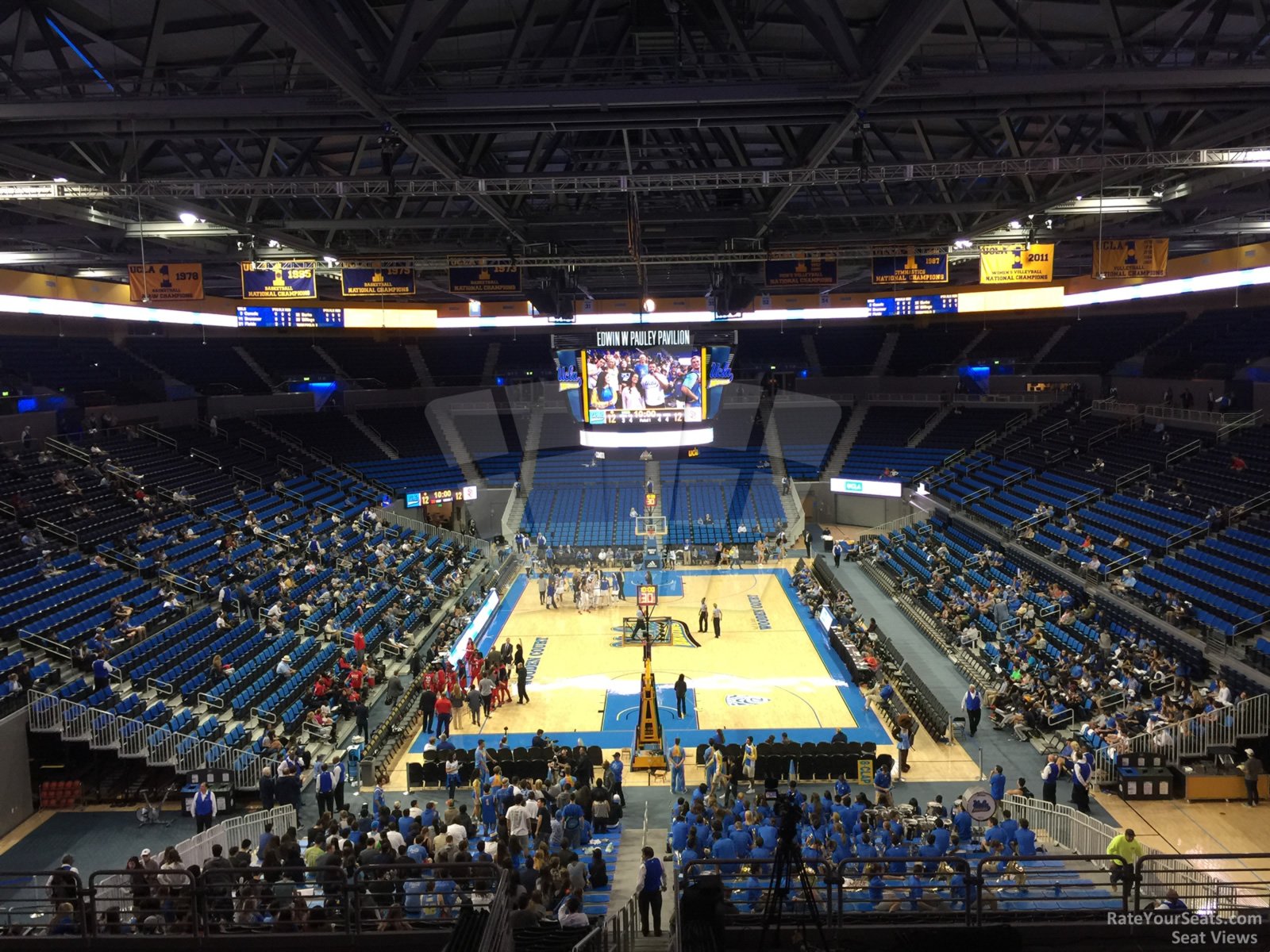 section 222, row 6 seat view  - pauley pavilion