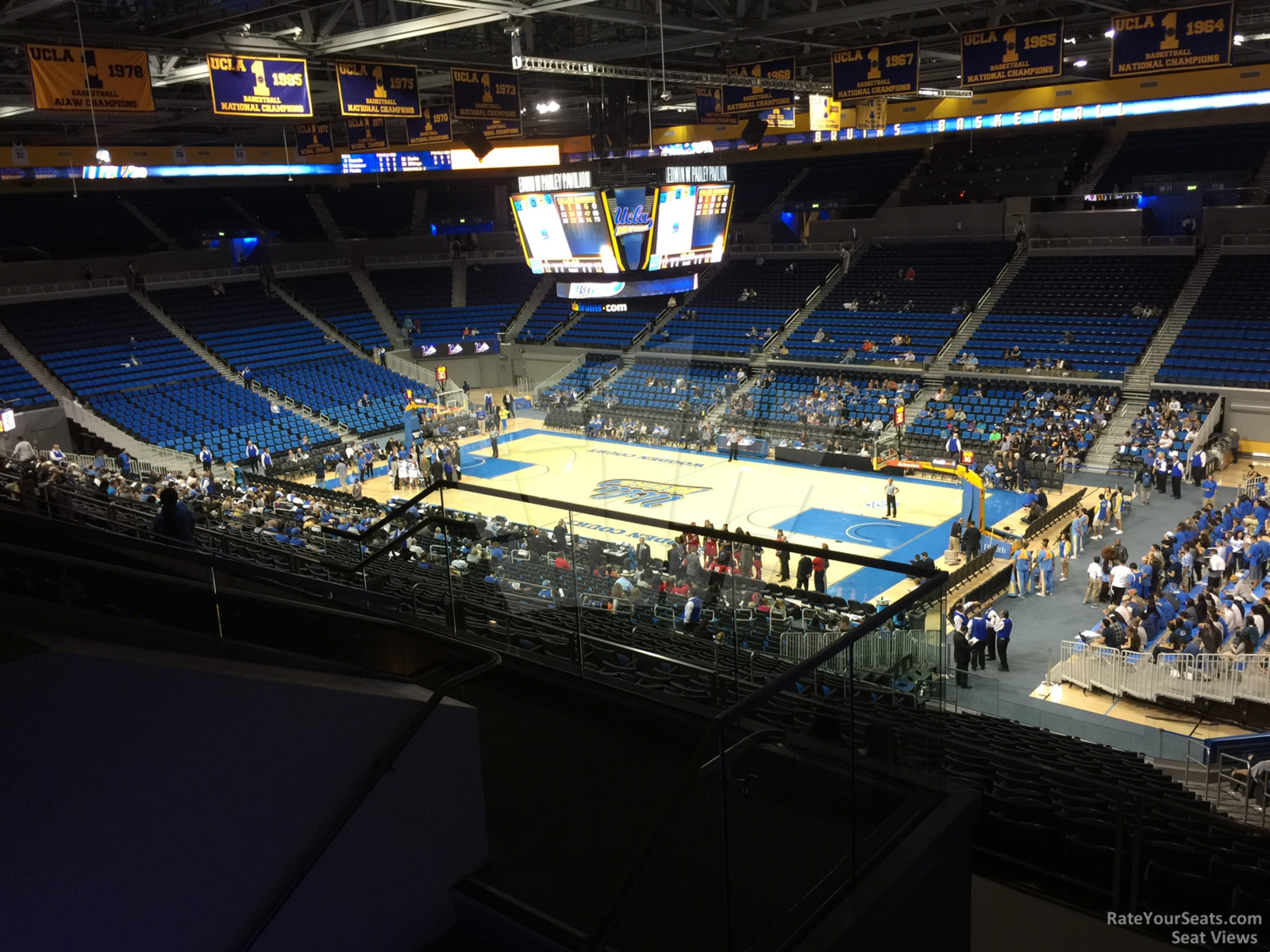 section 224c, row 6 seat view  - pauley pavilion