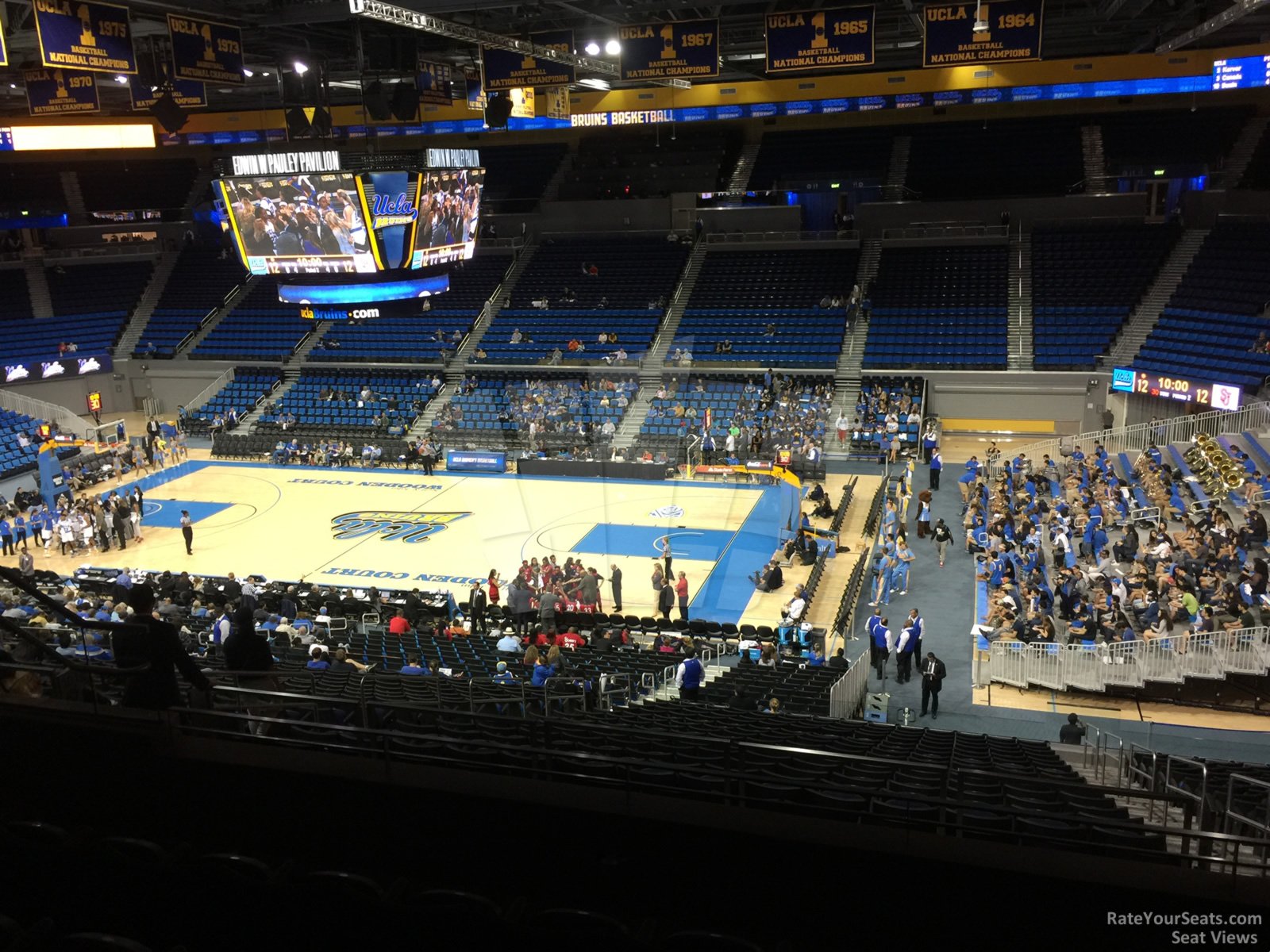 section 225, row 6 seat view  - pauley pavilion
