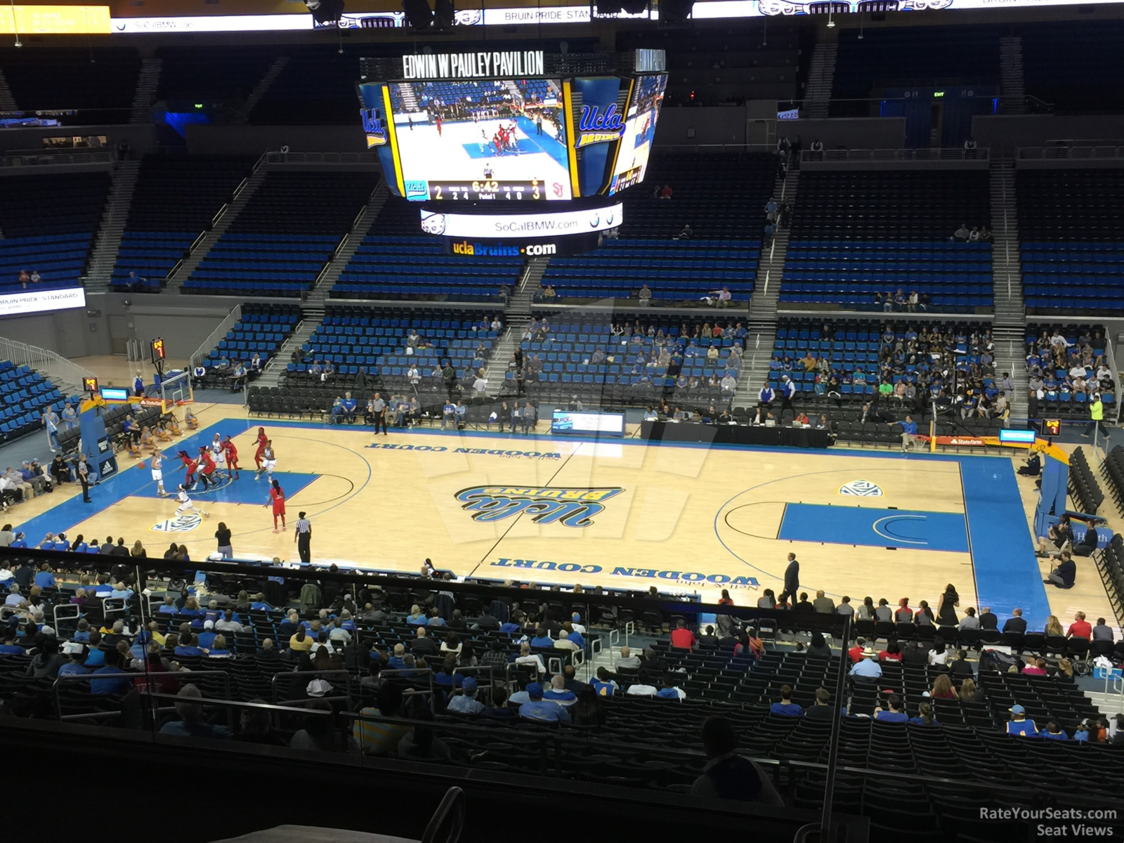 section 226, row 6 seat view  - pauley pavilion