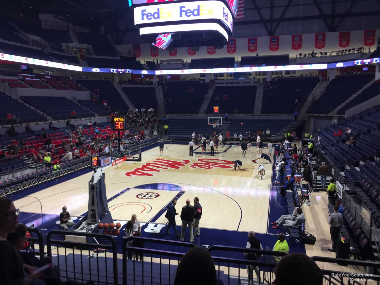 section 116, row 2 seat view  - pavilion at ole miss