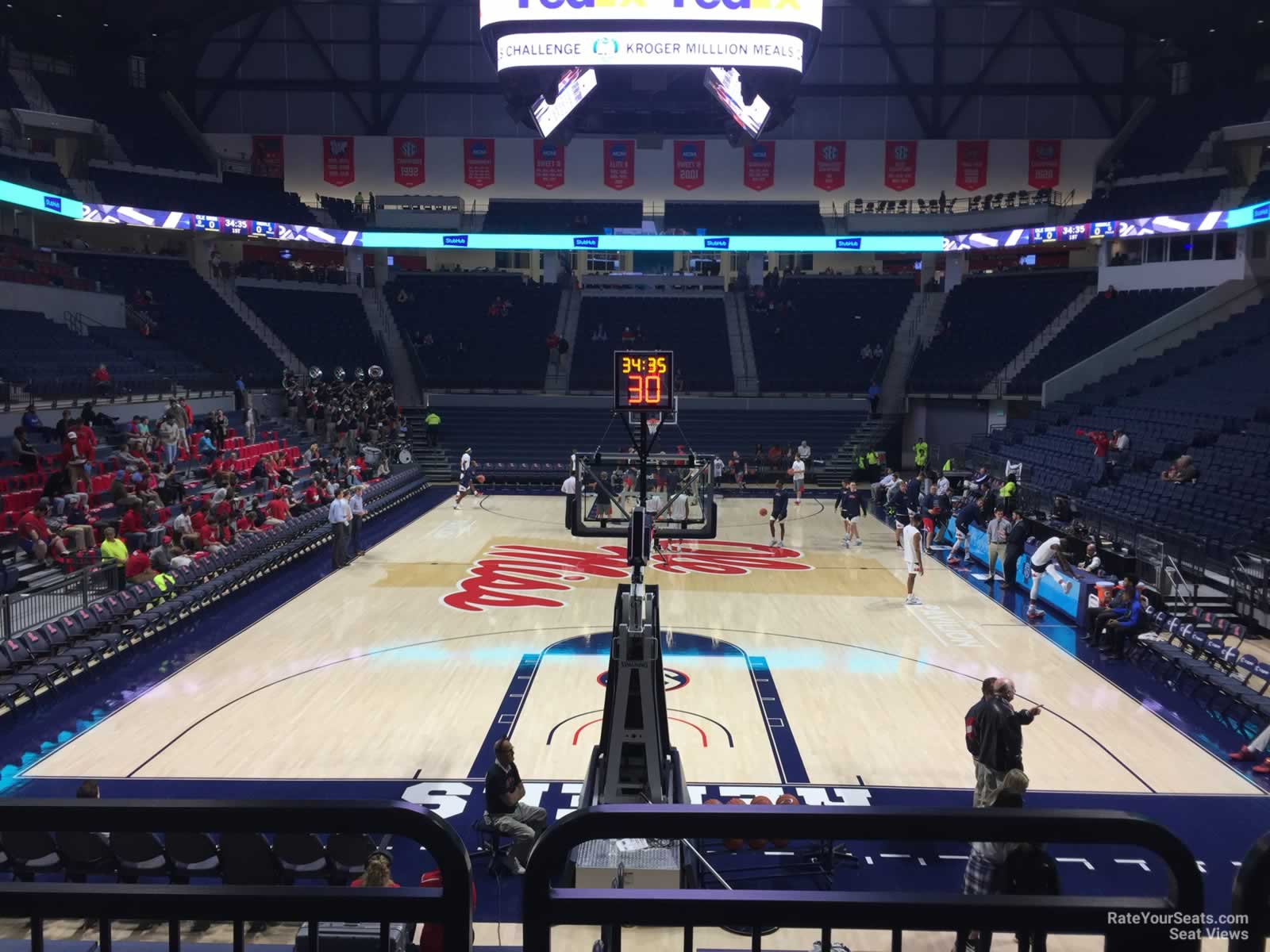 section 117, row 2 seat view  - pavilion at ole miss