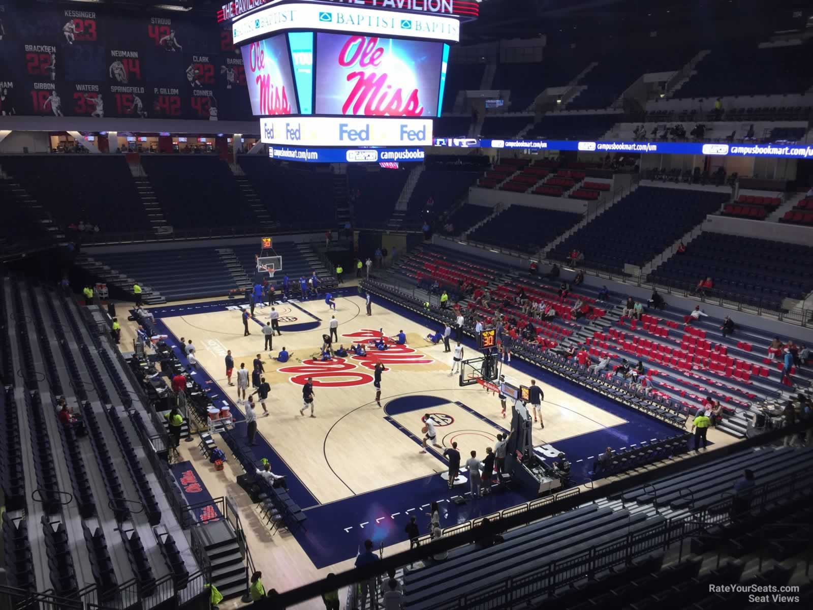 section 211, row 3 seat view  - pavilion at ole miss