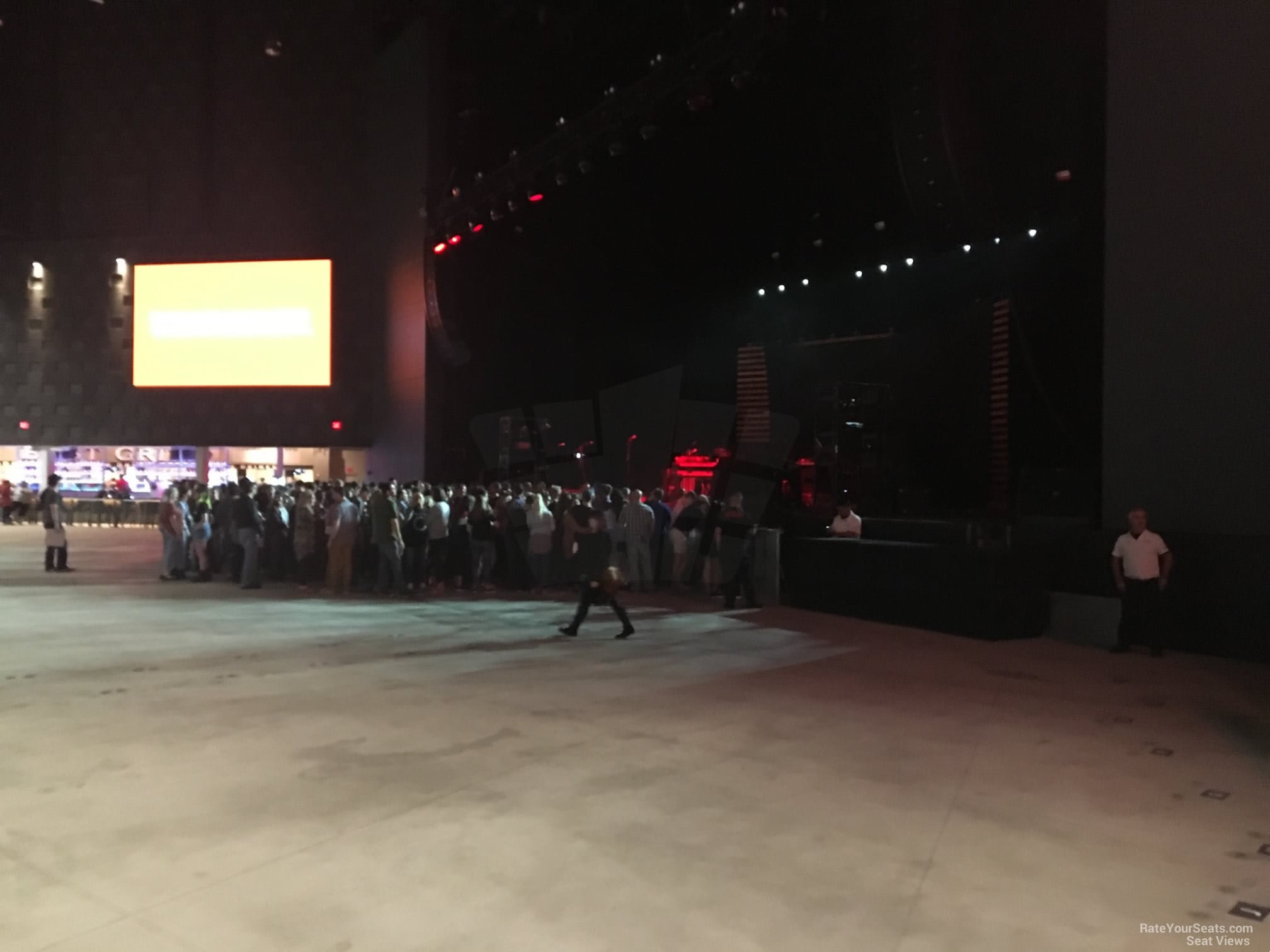 section 100, row p seat view  - the pavilion at toyota music factory