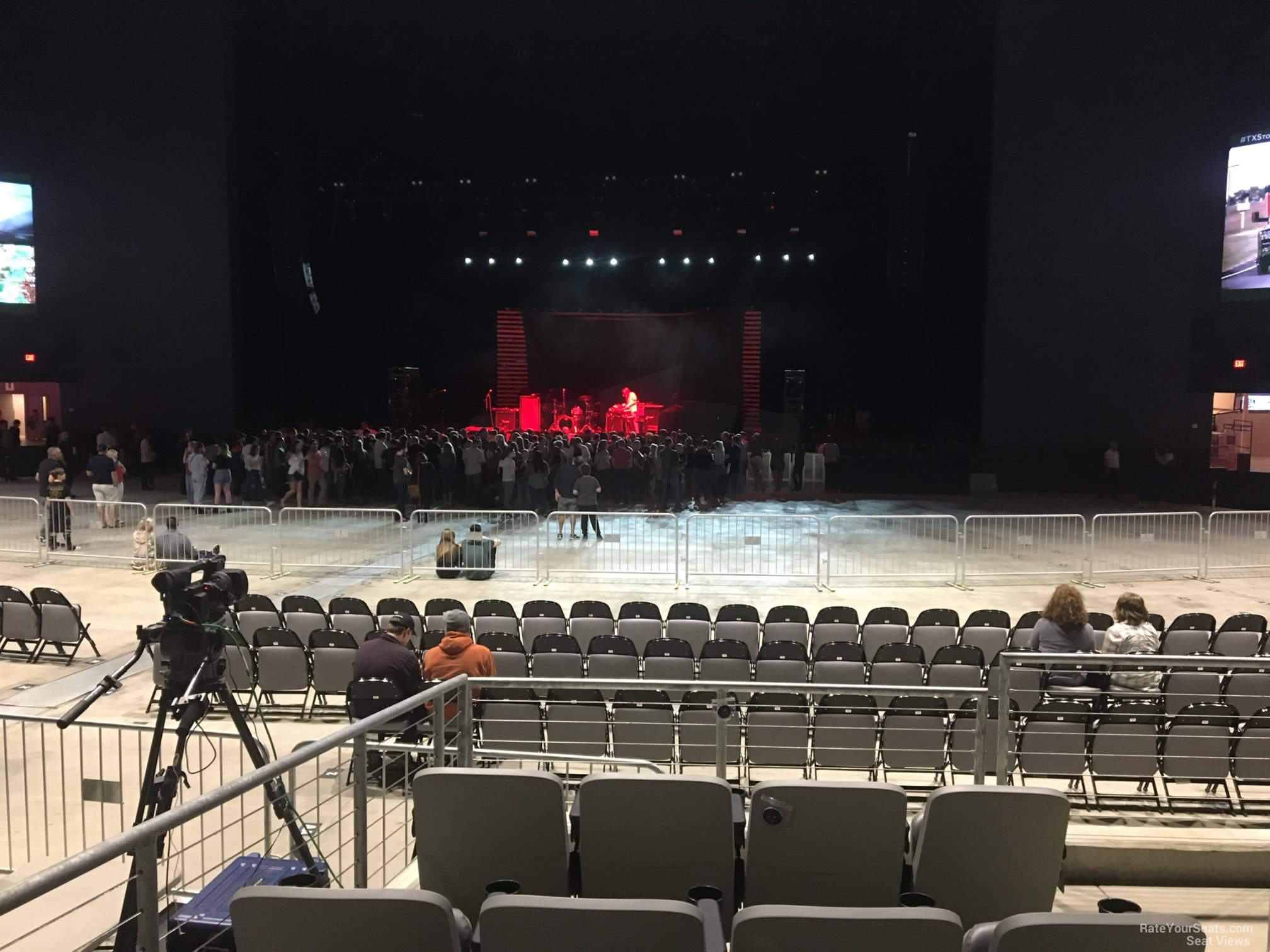 section 201 seat view  - the pavilion at toyota music factory