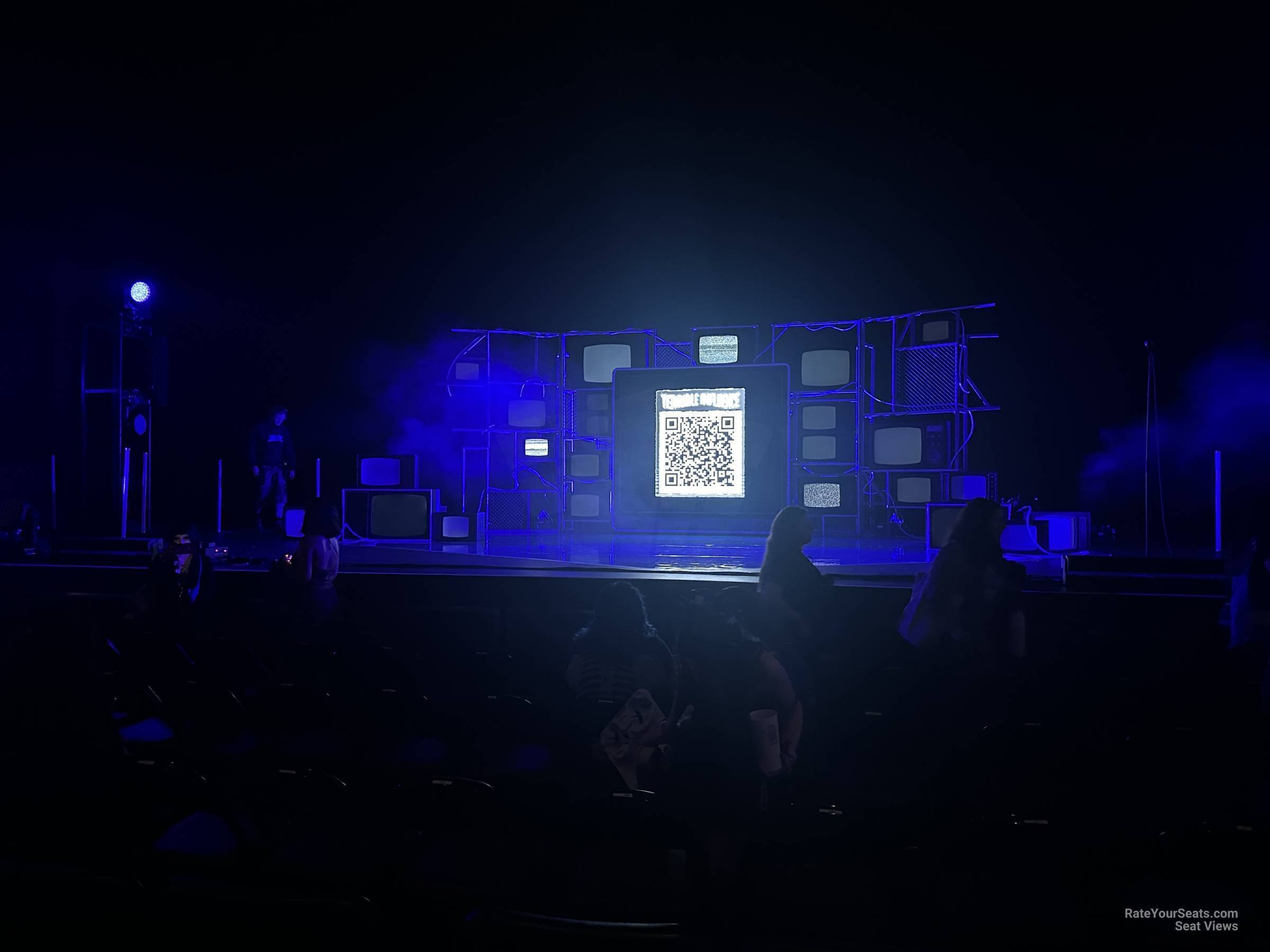 view from pit center seat view - peacock theater