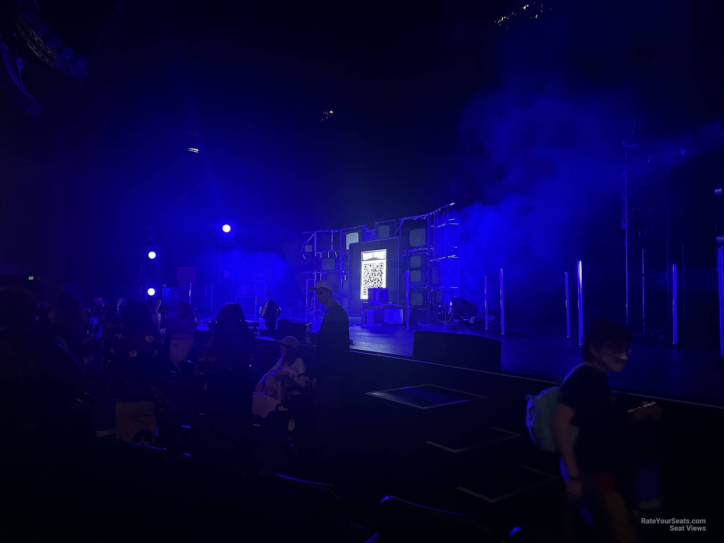 view from pit right seat view - peacock theater