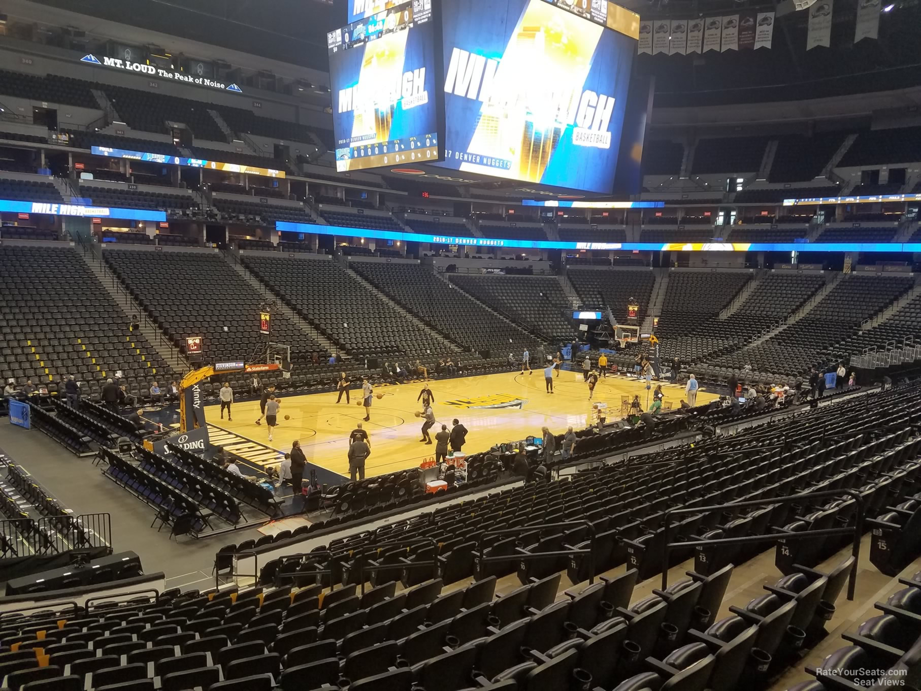 Pepsi Center Section 106 Denver Nug s RateYourSeats Pepsi Center Section 106 Denver Nug s RateYourSeats