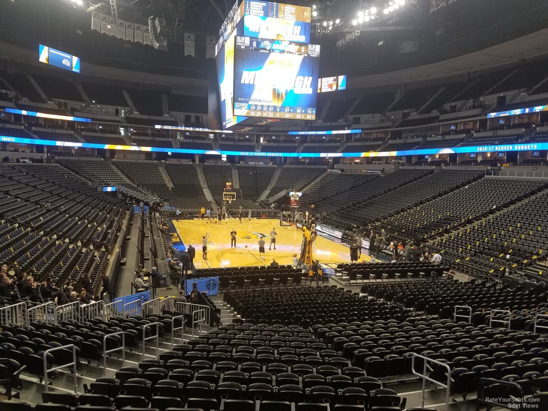 section 116, row 19 seat view  for basketball - ball arena
