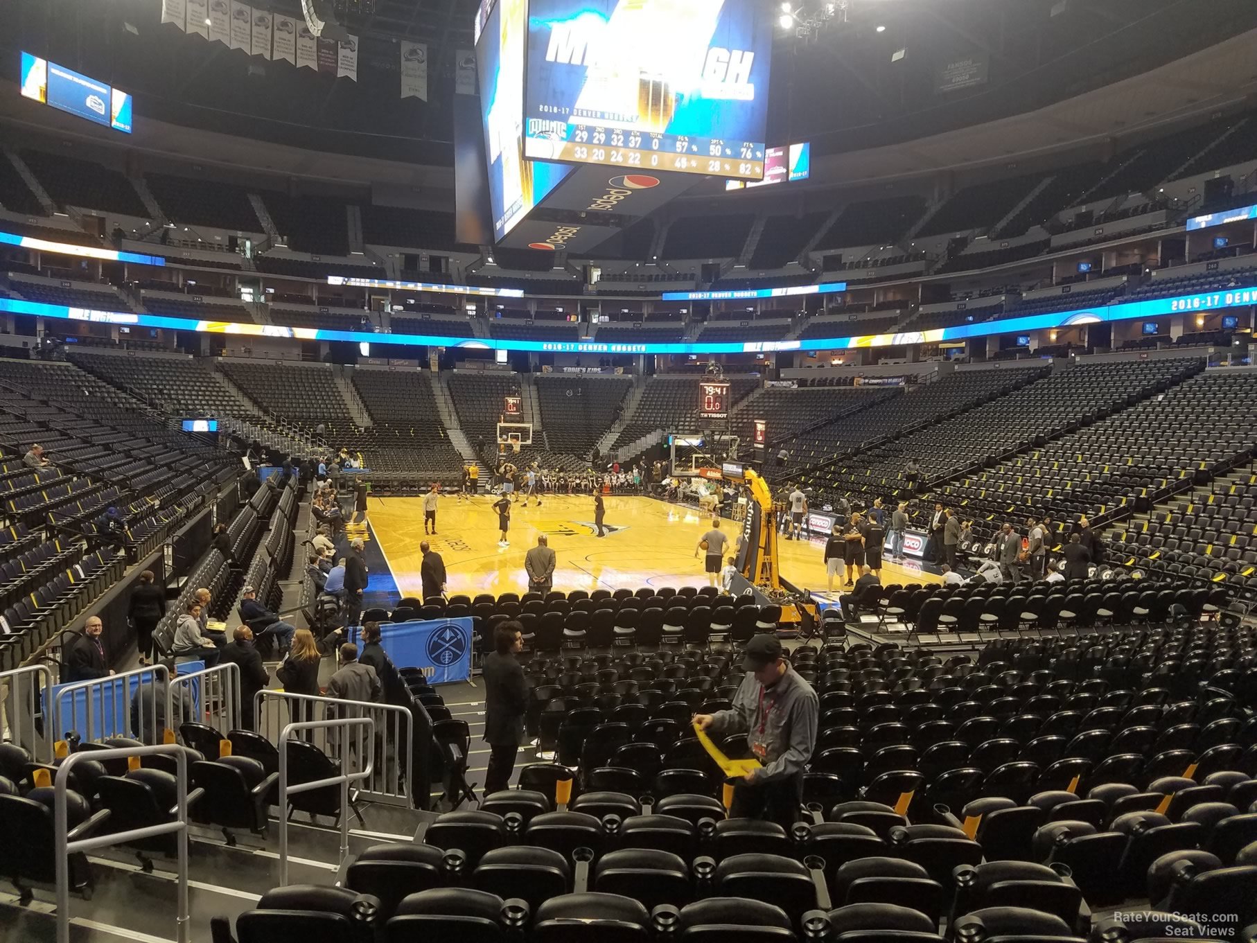 Denver Nuggets Seating Chart Pepsi Center