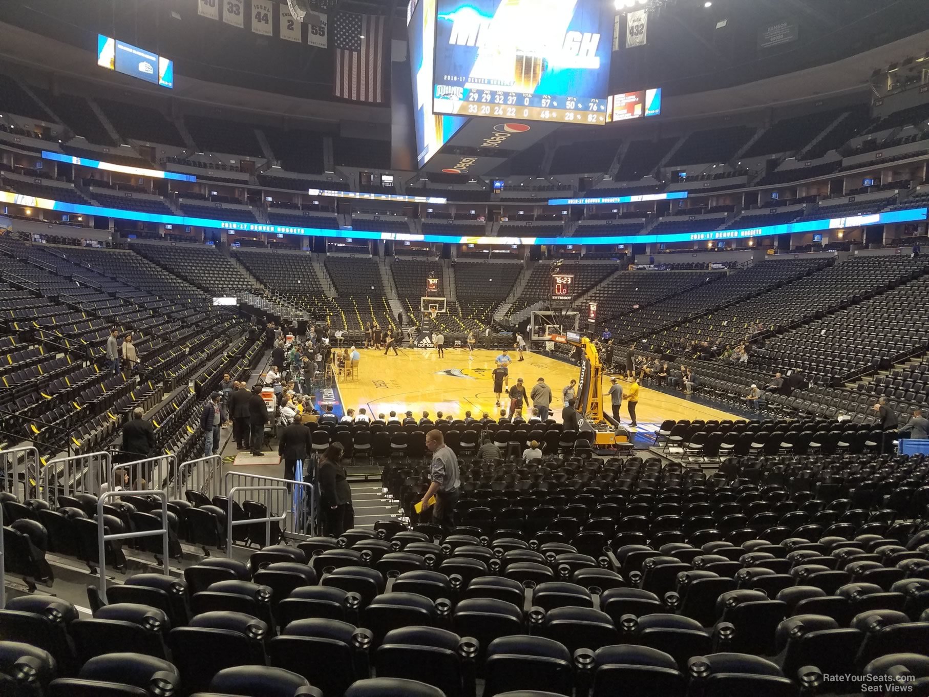 Pepsi Center Section 140 - Denver Nuggets - RateYourSeats.com1814 x 1361