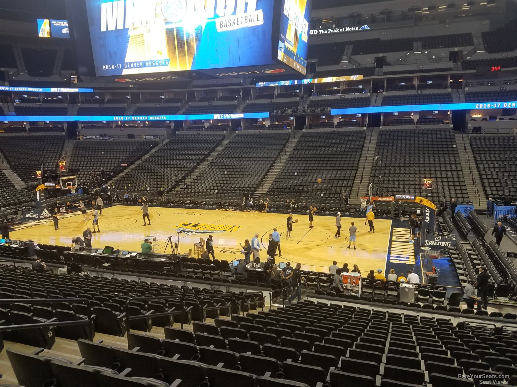 section 146, row 19 seat view  for basketball - ball arena