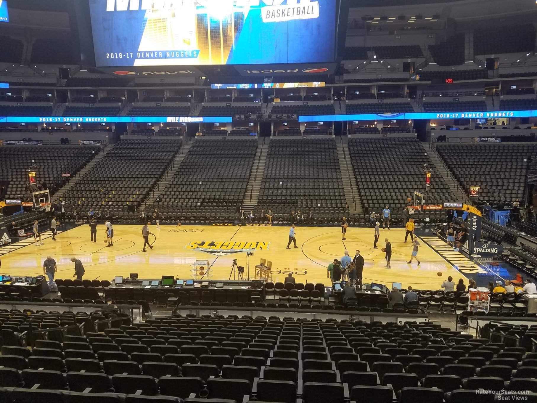 section 148, row 19 seat view  for basketball - ball arena