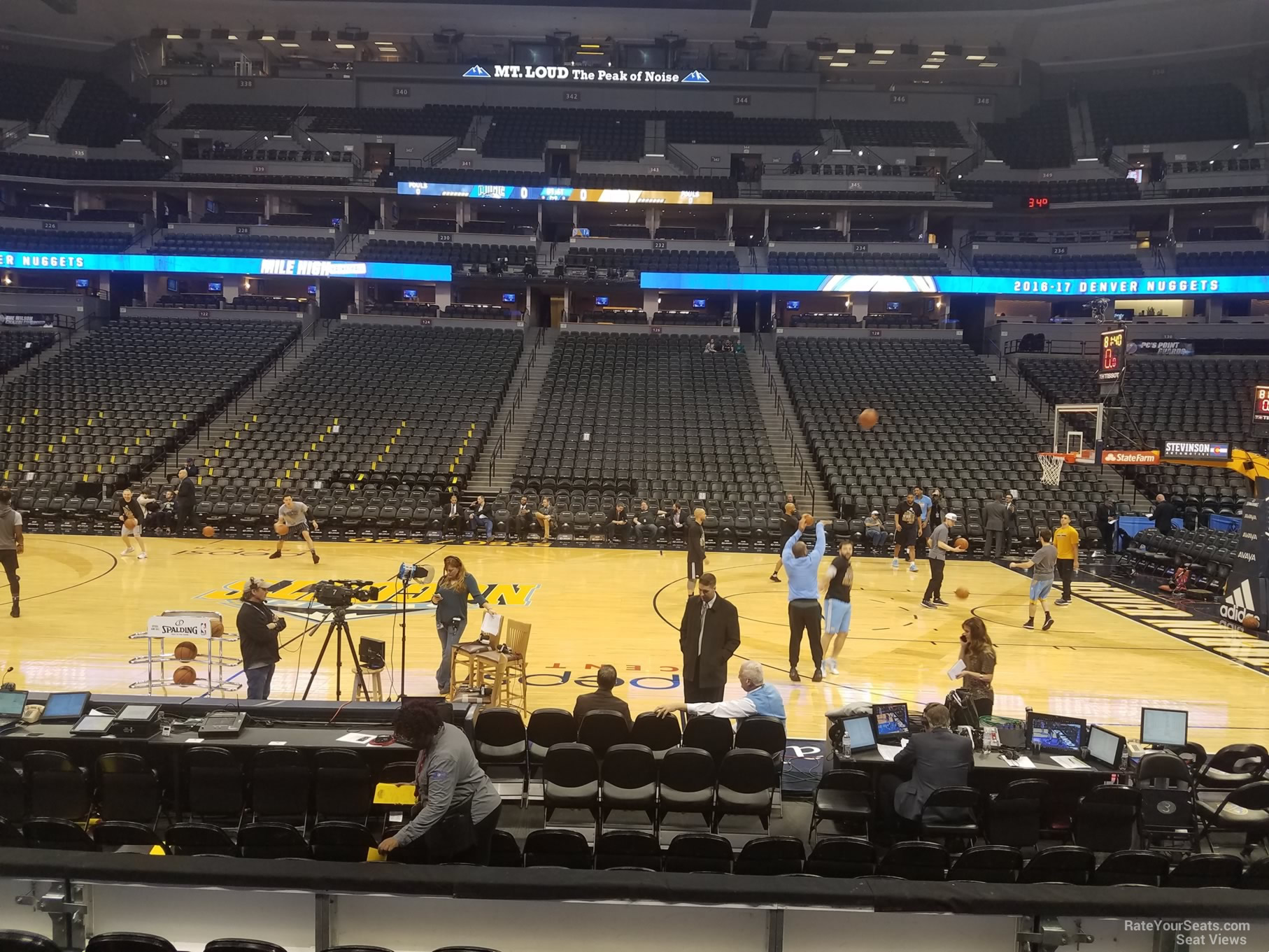 Denver Nuggets Seating Chart Rows