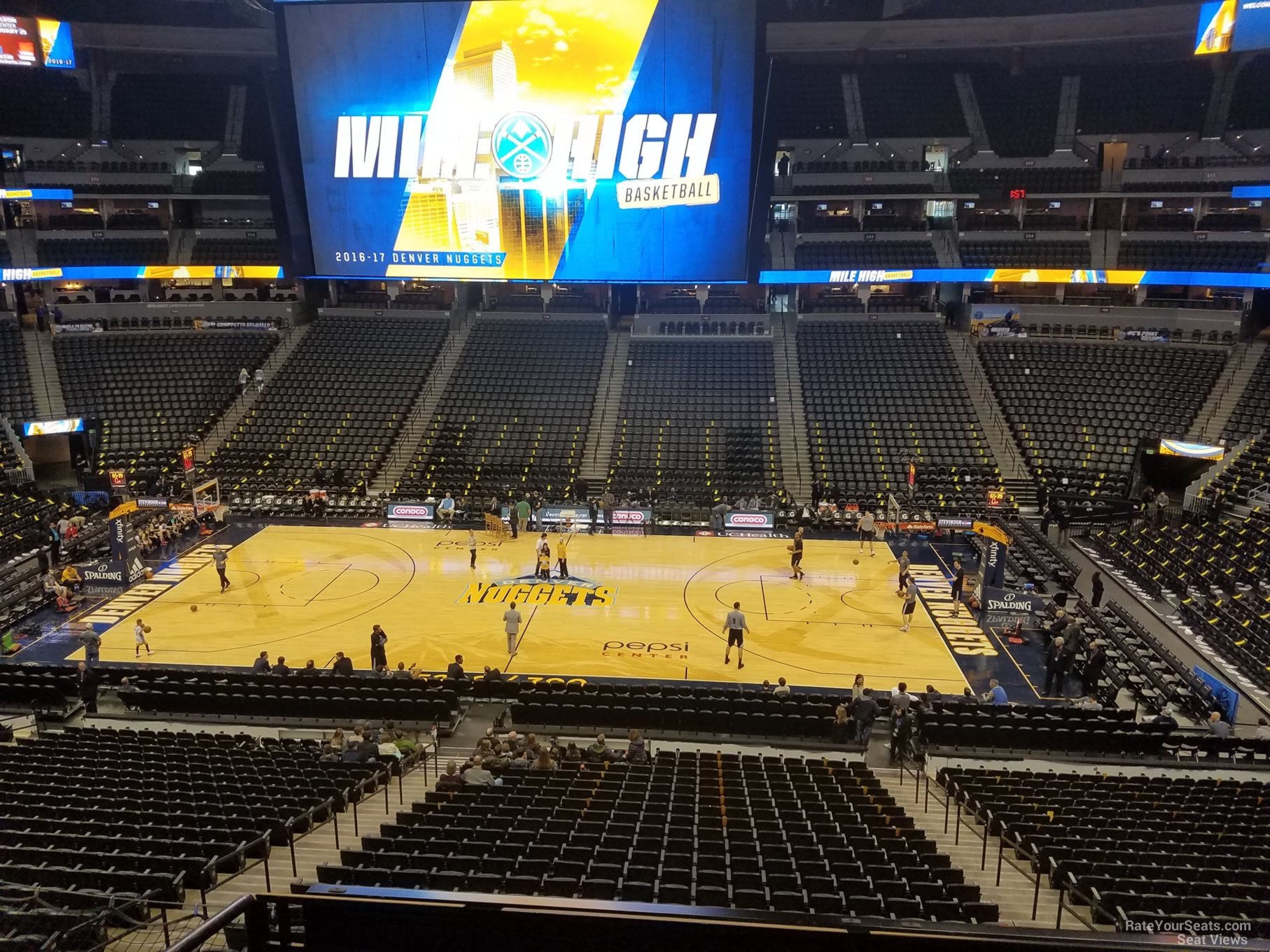 Section 230 at Pepsi Center Denver Nuggets