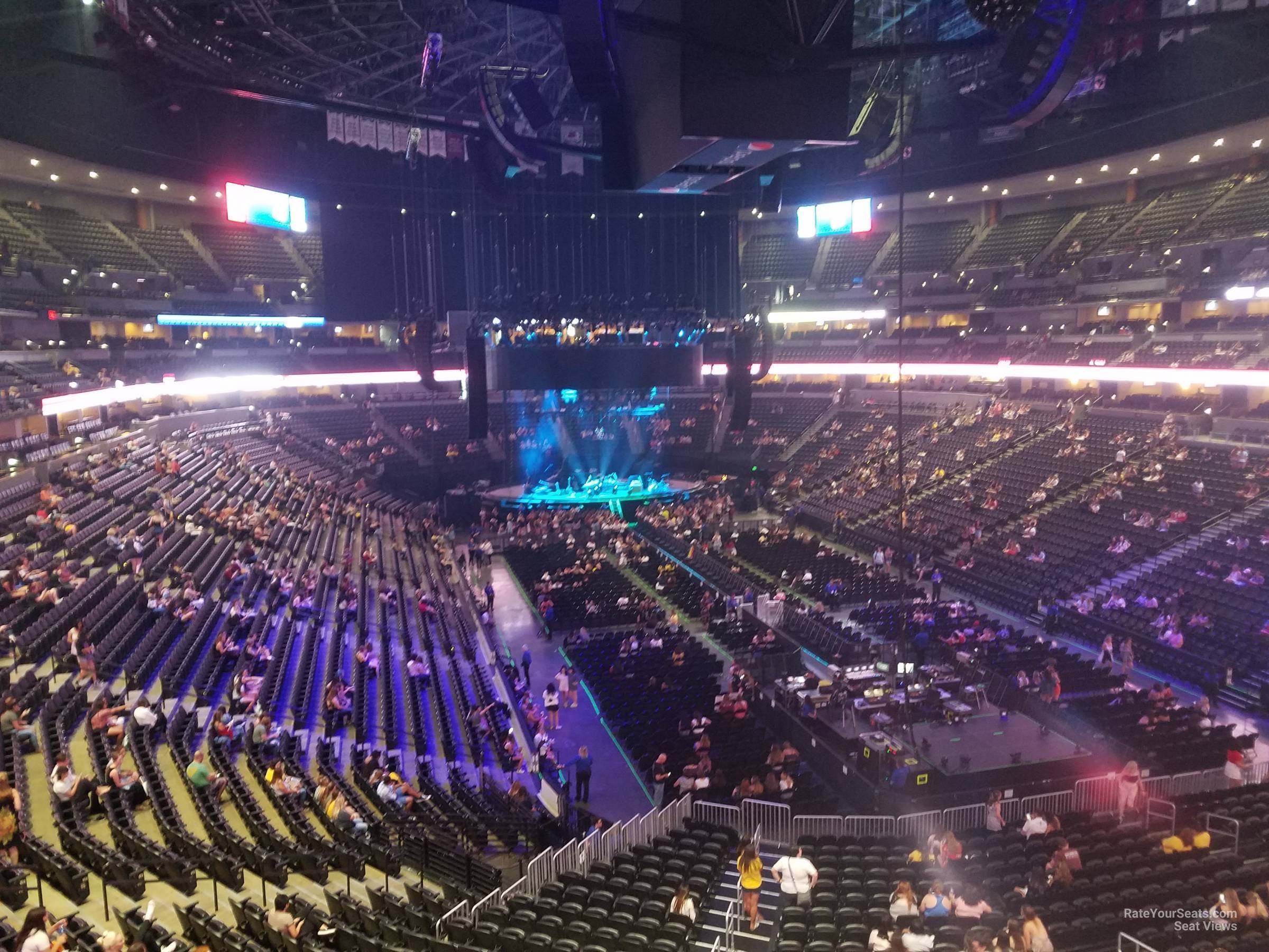 section 220, row 4 seat view  for concert - ball arena