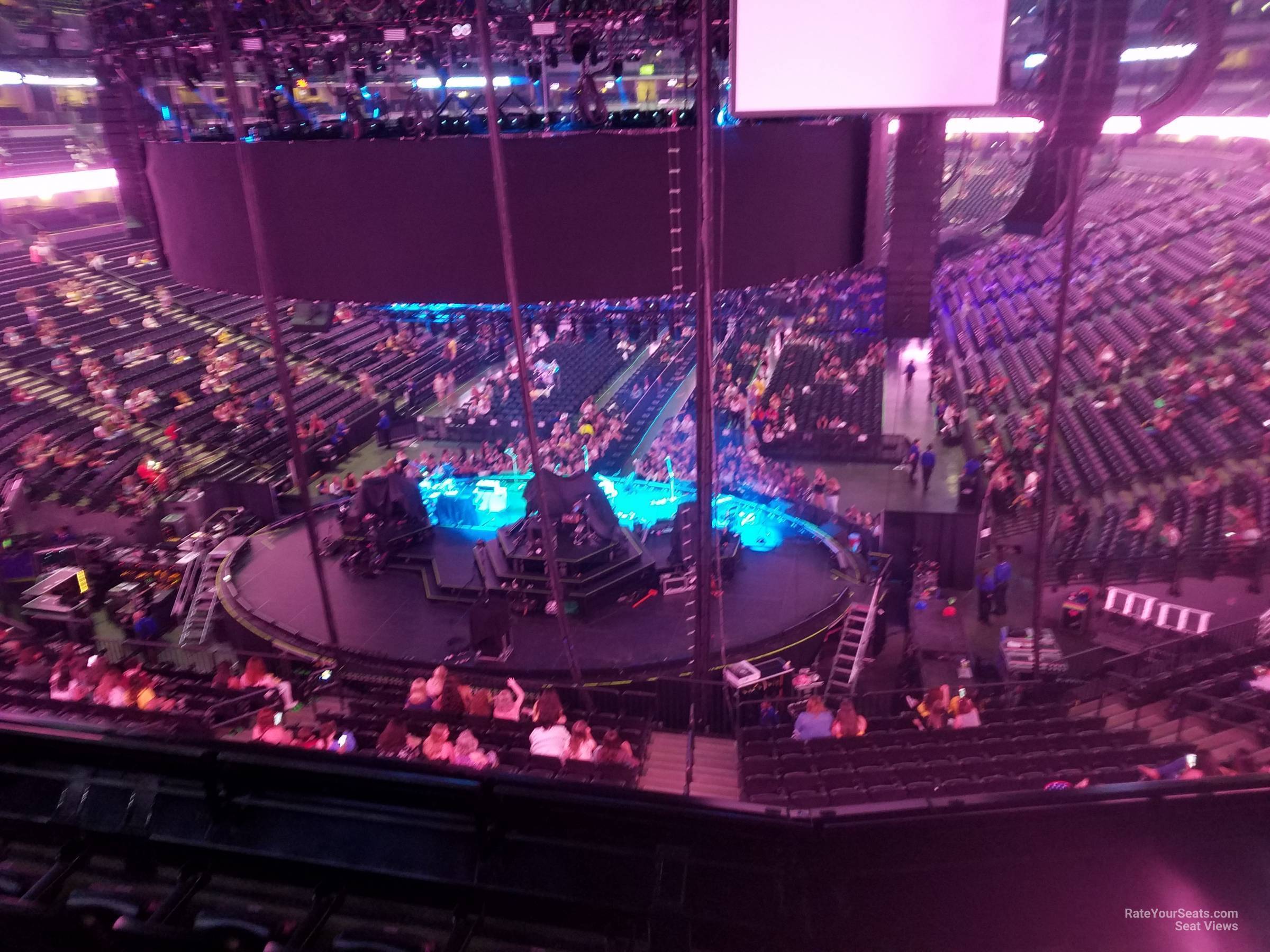 section 244, row 4 seat view  for concert - ball arena