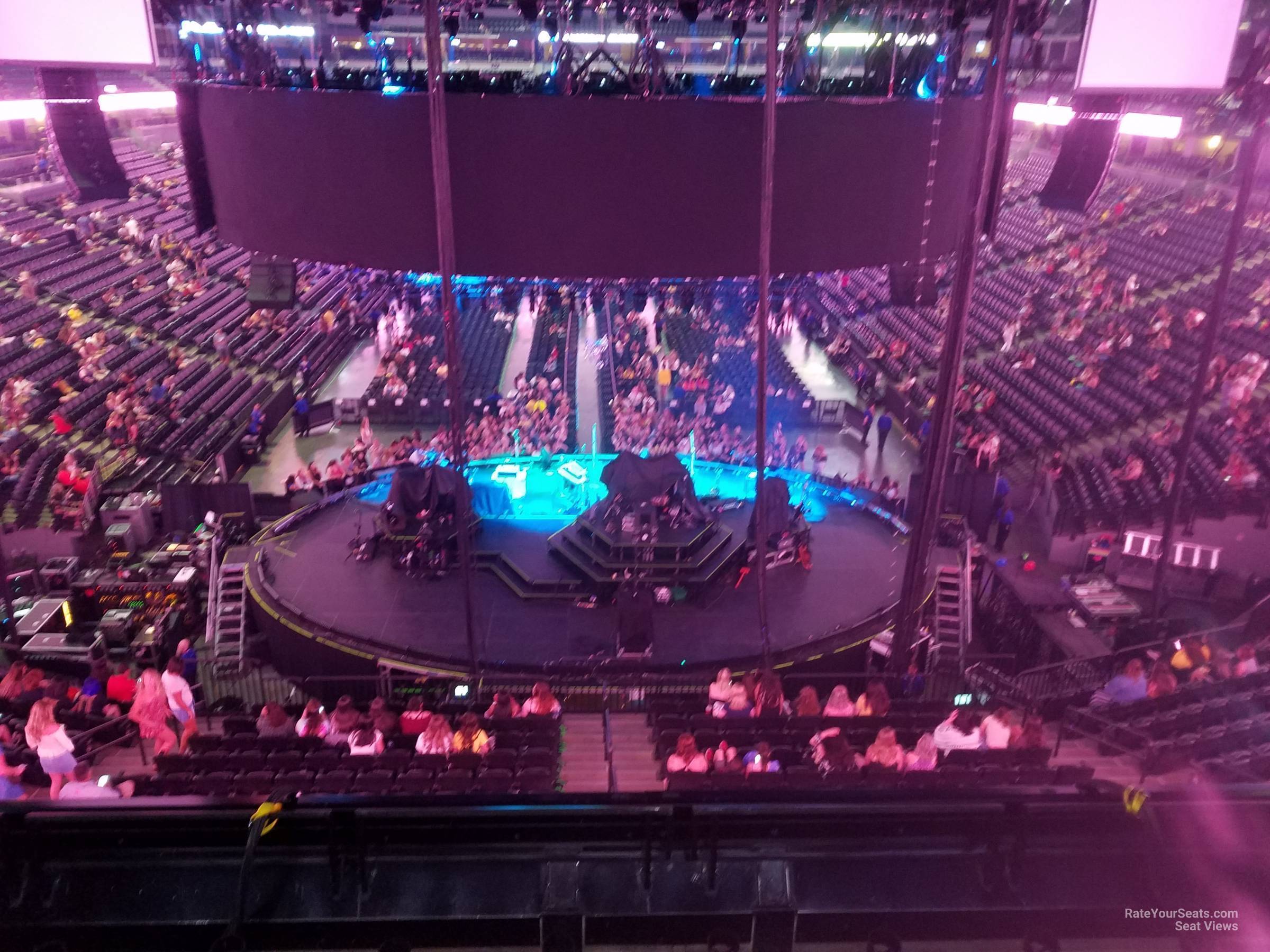 section 246, row 4 seat view  for concert - ball arena