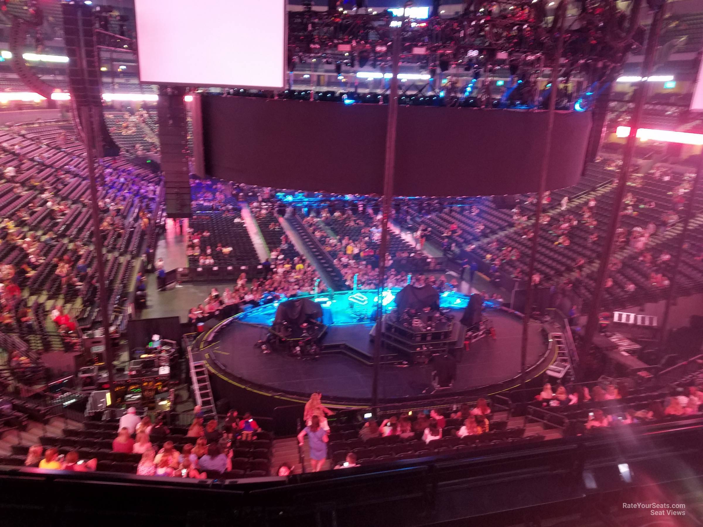 section 248, row 4 seat view  for concert - ball arena