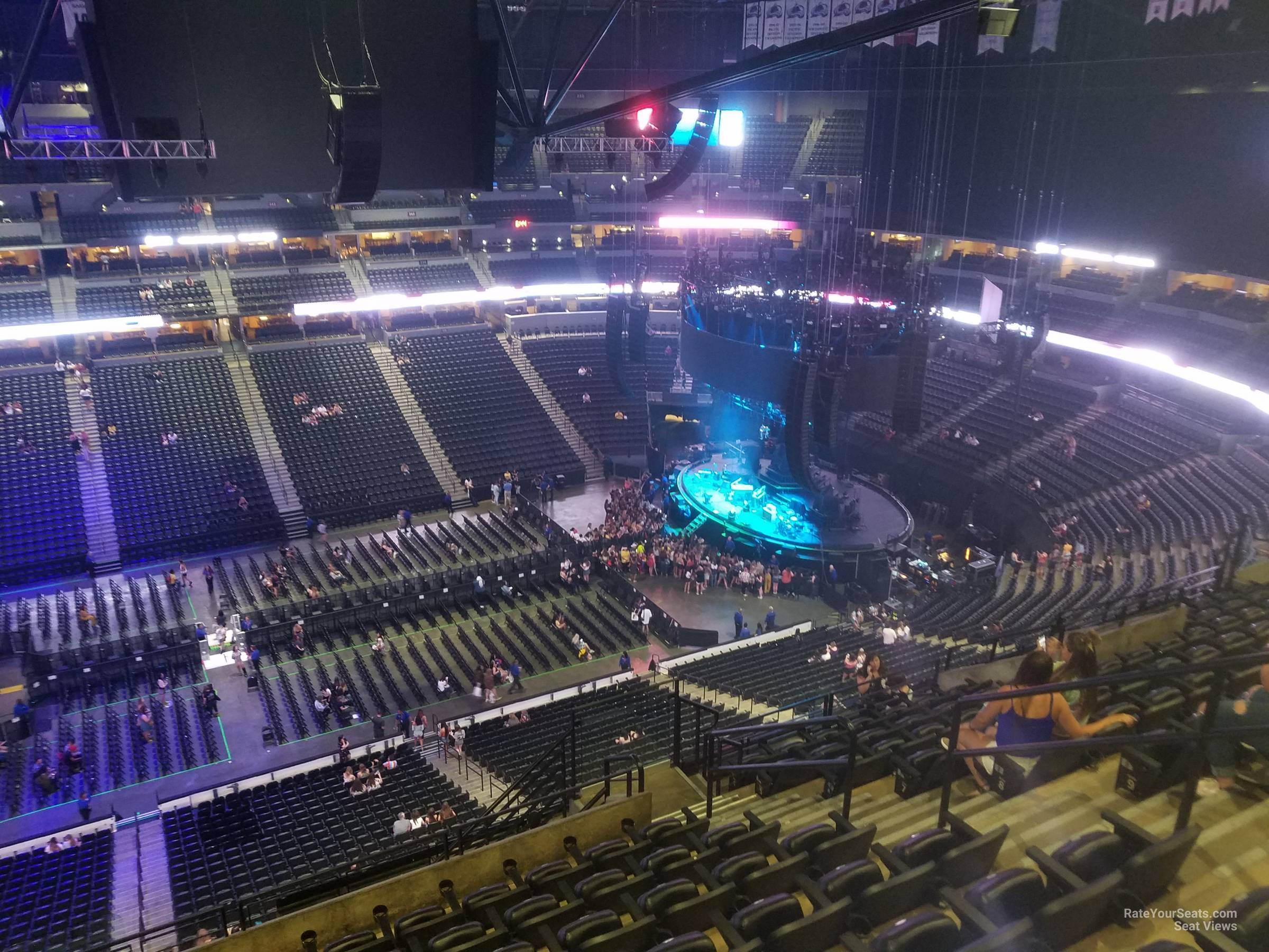 section 304, row 13 seat view  for concert - ball arena