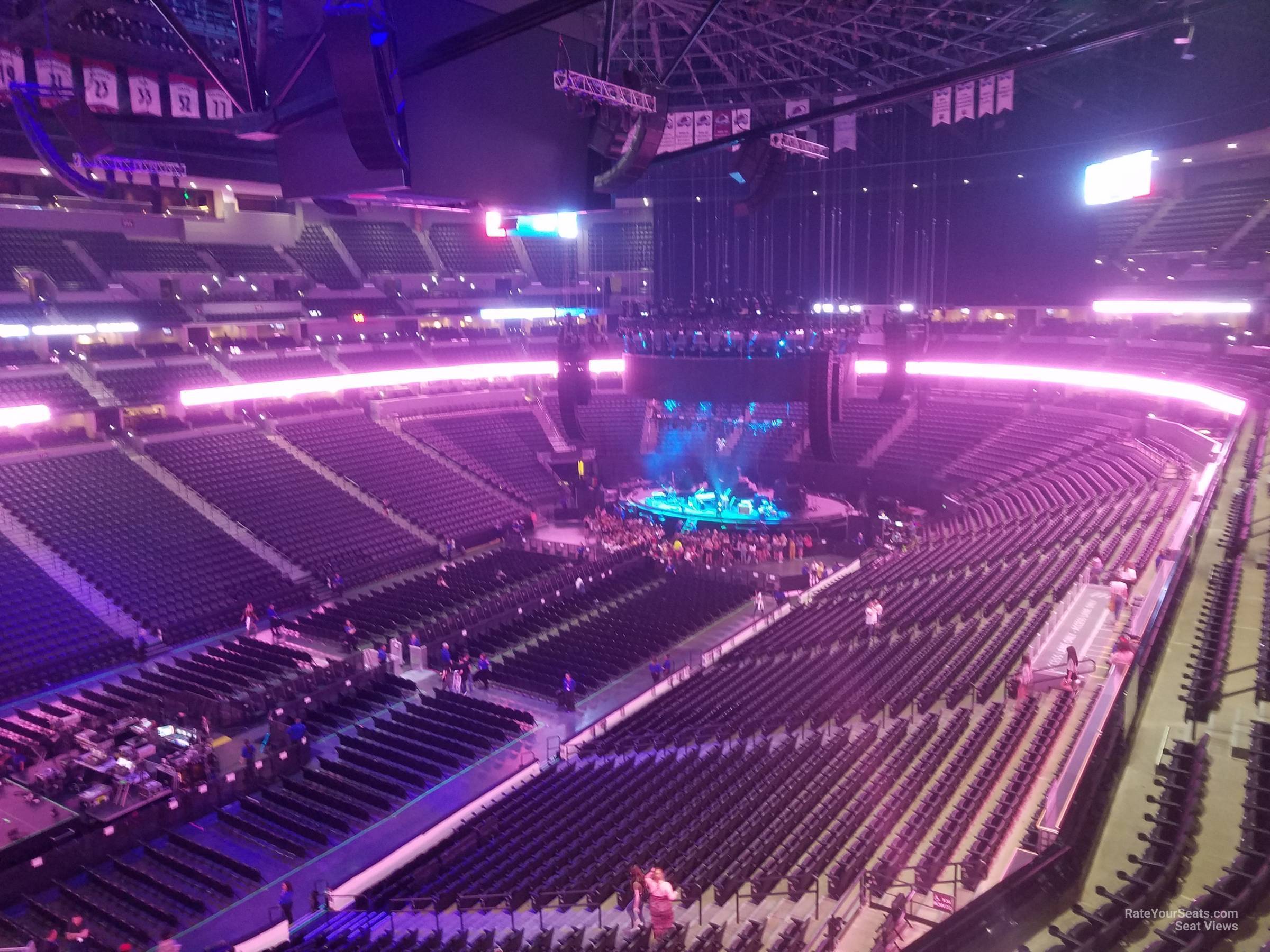 section 311, row 3 seat view  for concert - ball arena