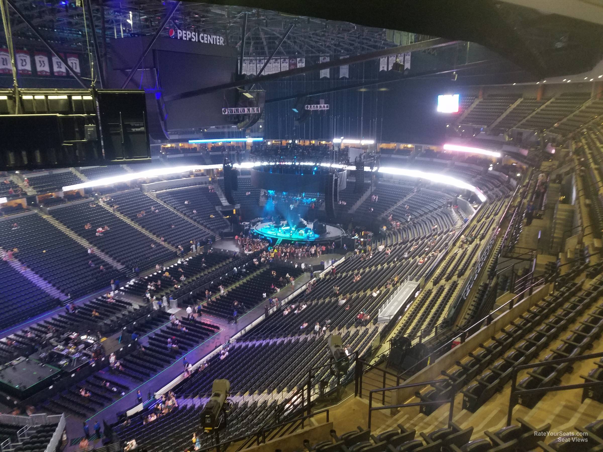 section 312, row 13 seat view  for concert - ball arena