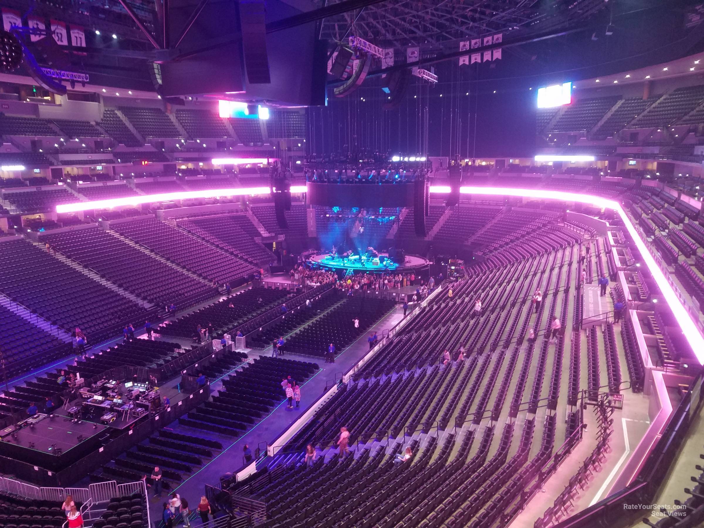 section 313, row 3 seat view  for concert - ball arena