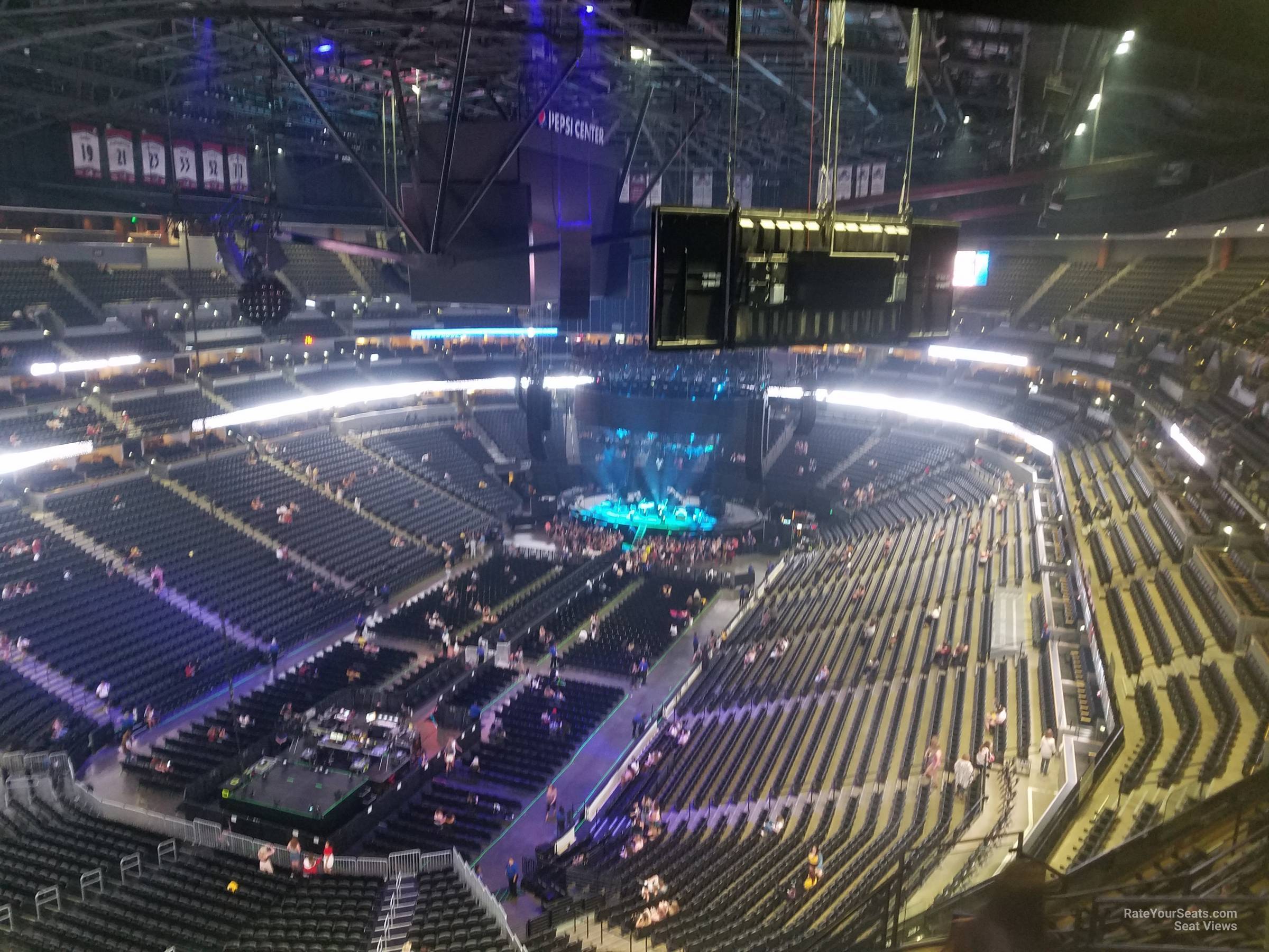section 316, row 13 seat view  for concert - ball arena