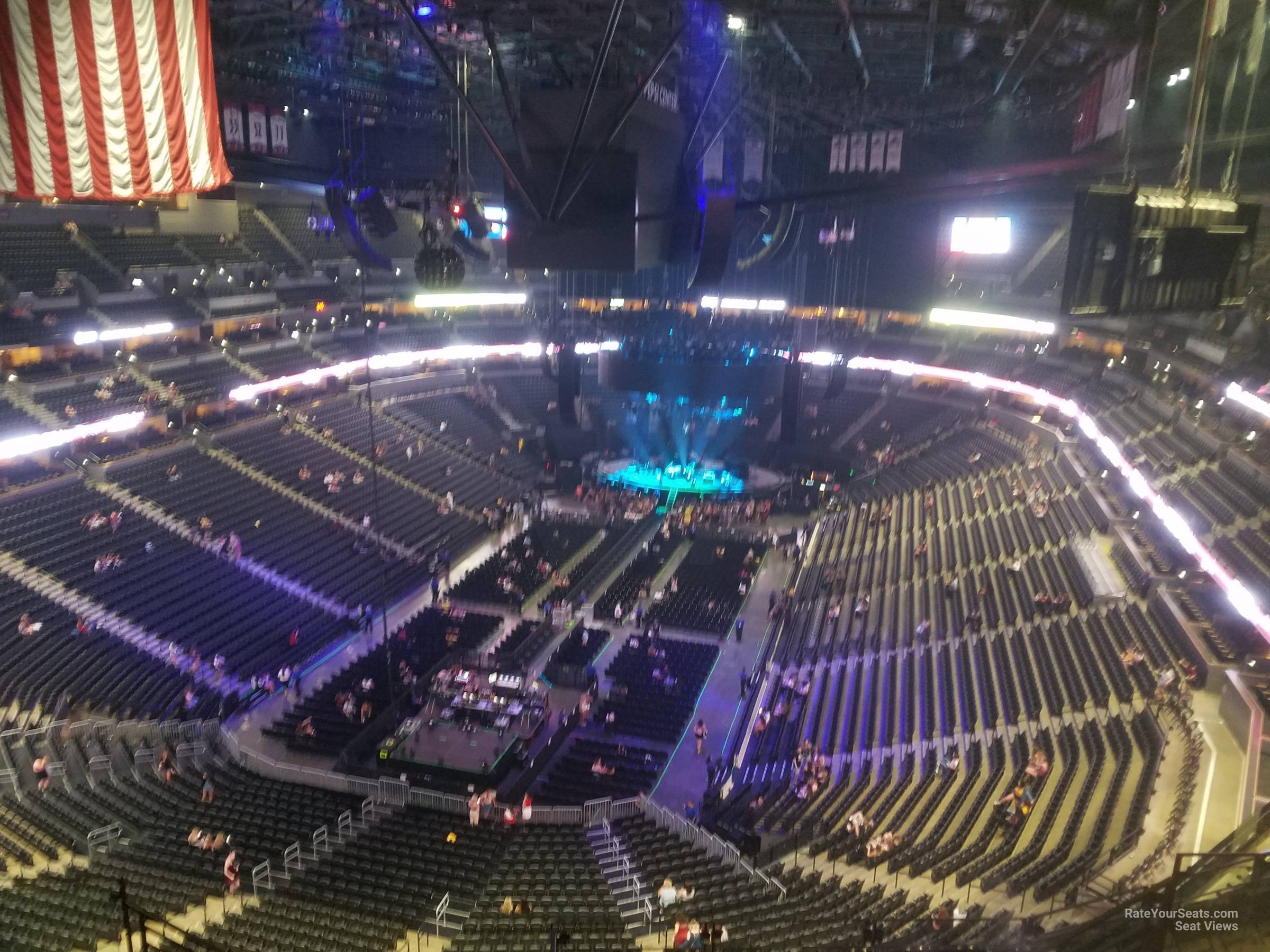 section 318, row 13 seat view  for concert - ball arena