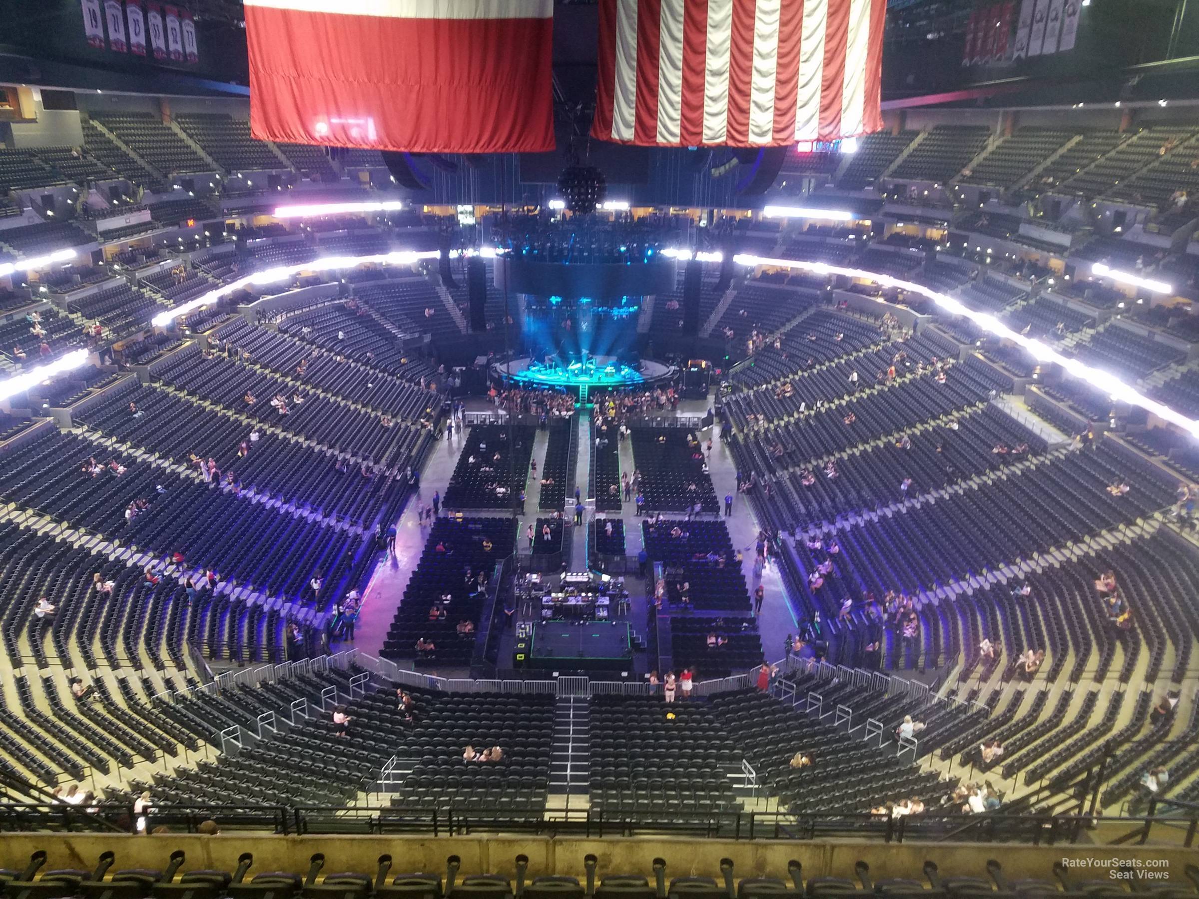 section 322, row 13 seat view  for concert - ball arena