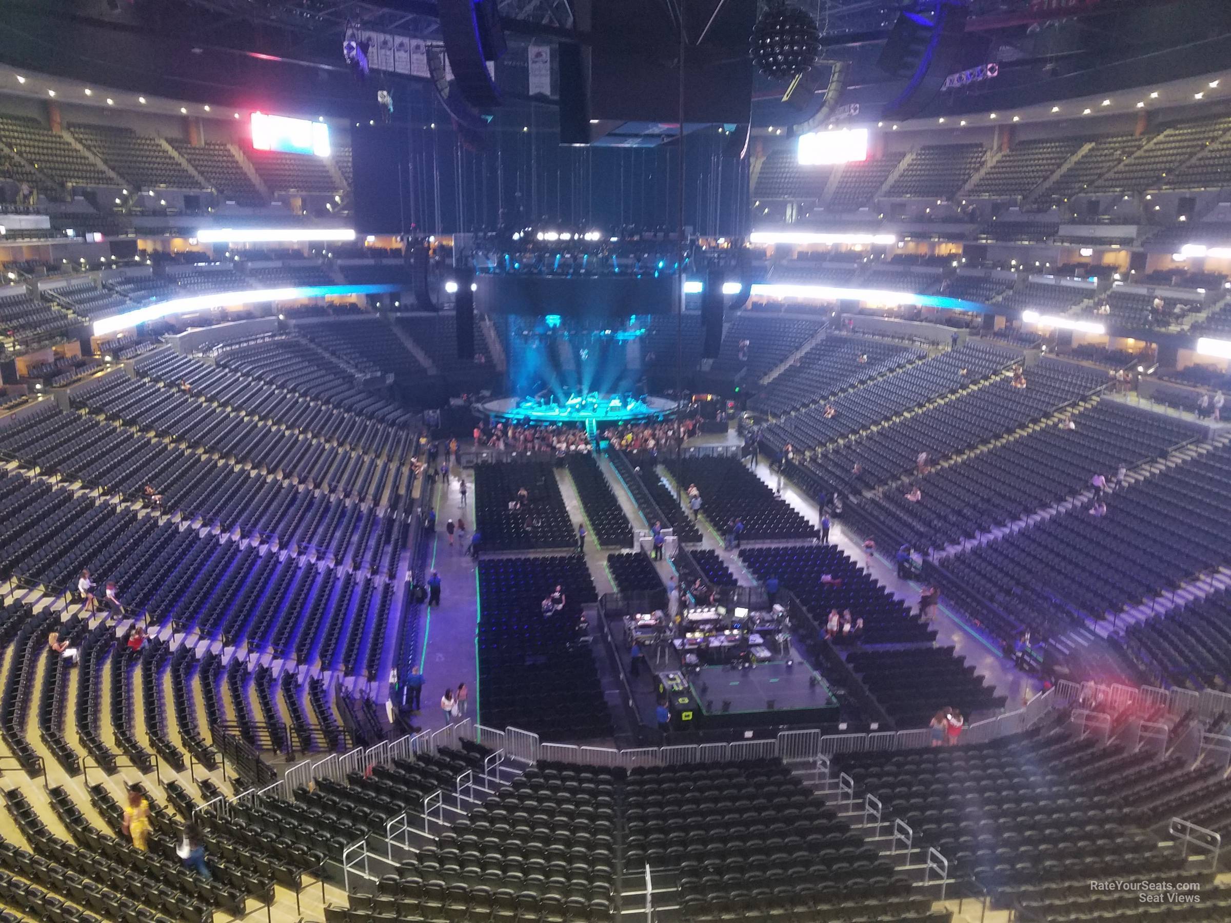 section 323, row 3 seat view  for concert - ball arena