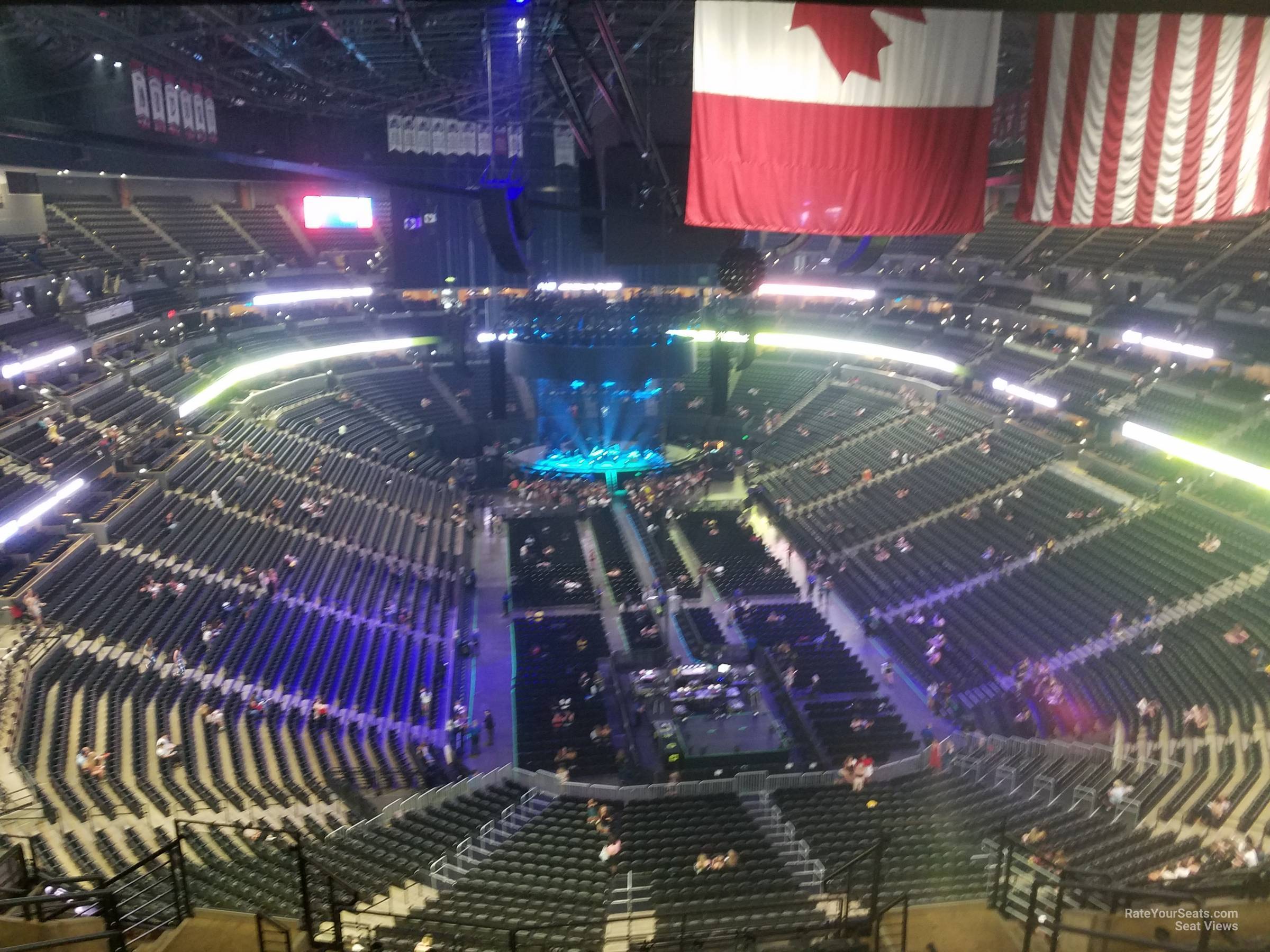 section 324, row 13 seat view  for concert - ball arena