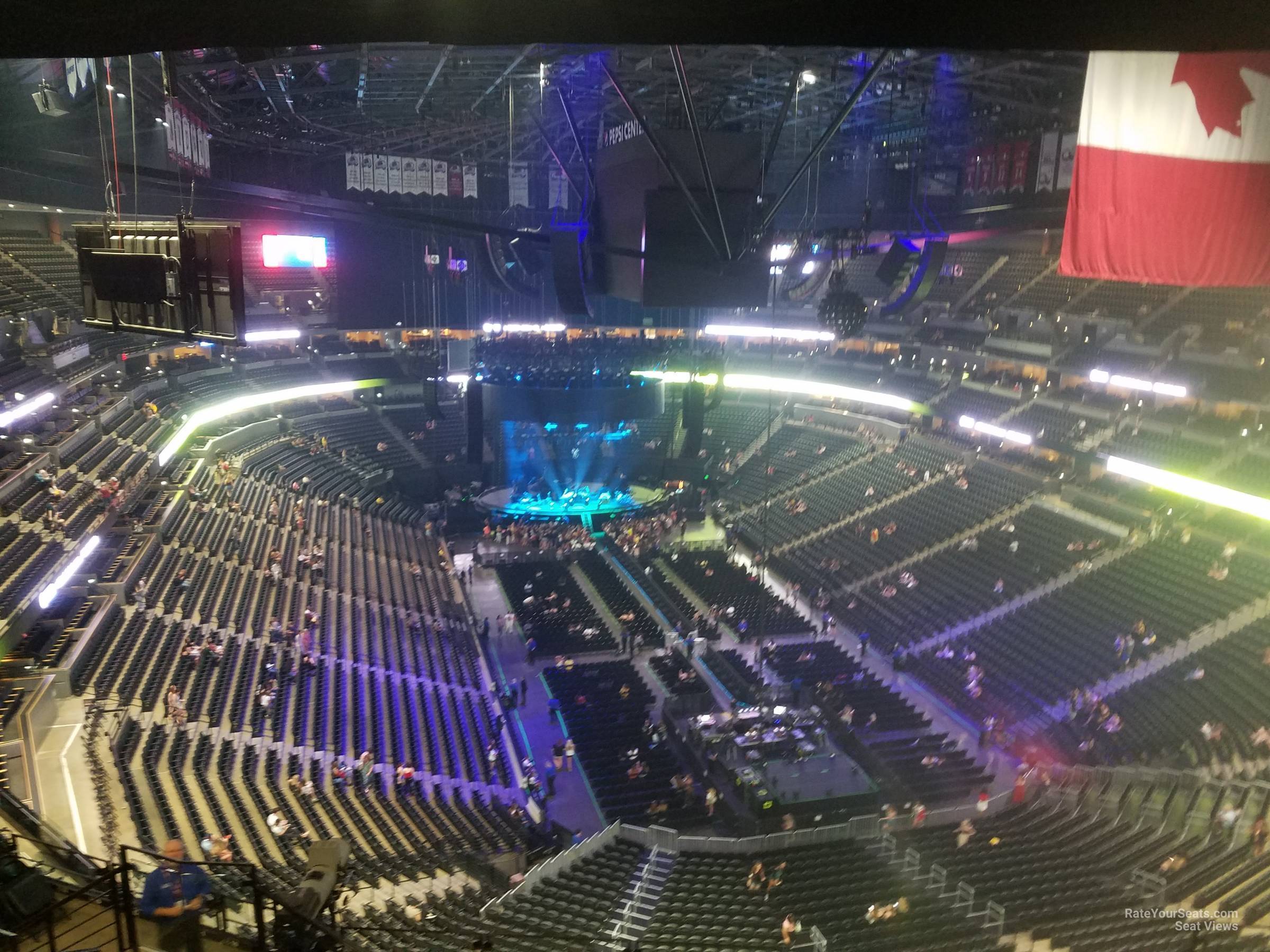 Section 326 at Pepsi Center for Concerts