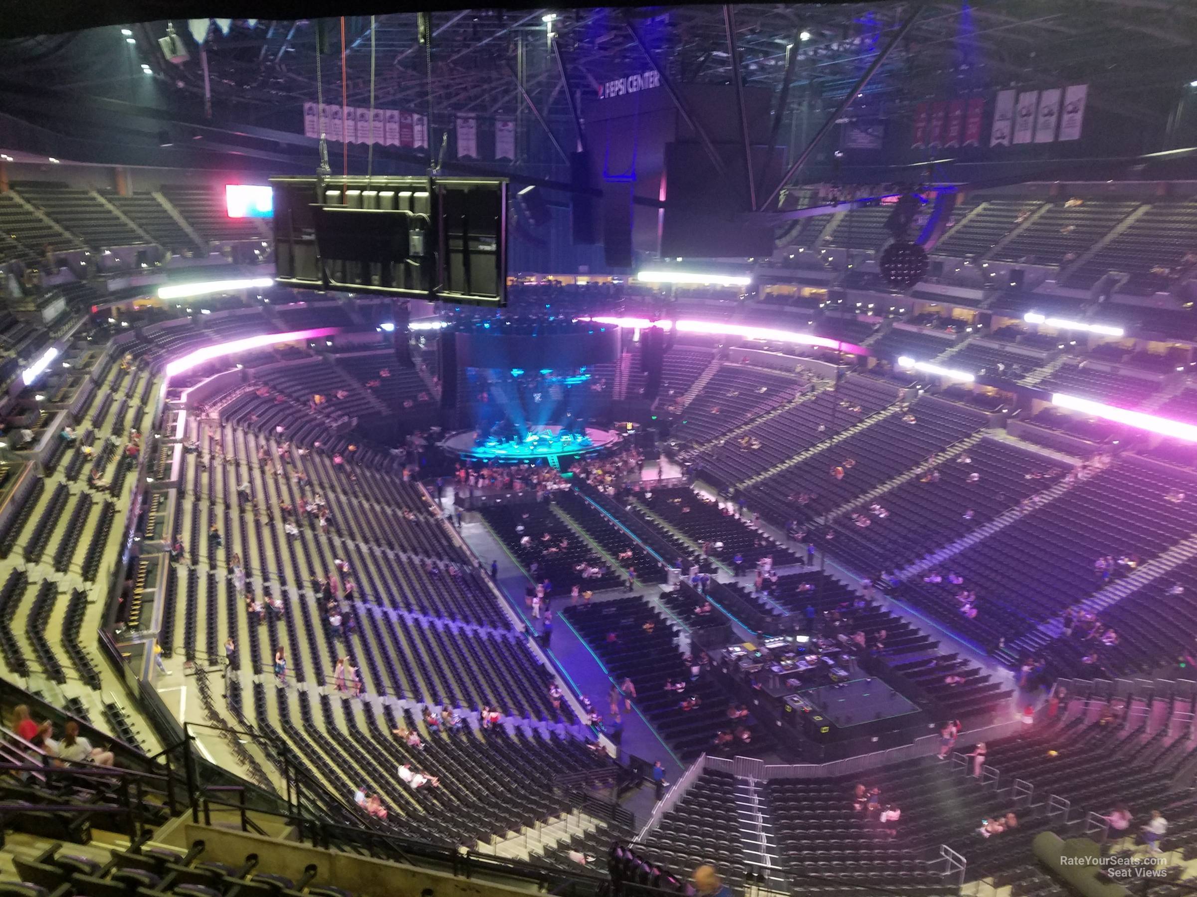 section 328, row 13 seat view  for concert - ball arena