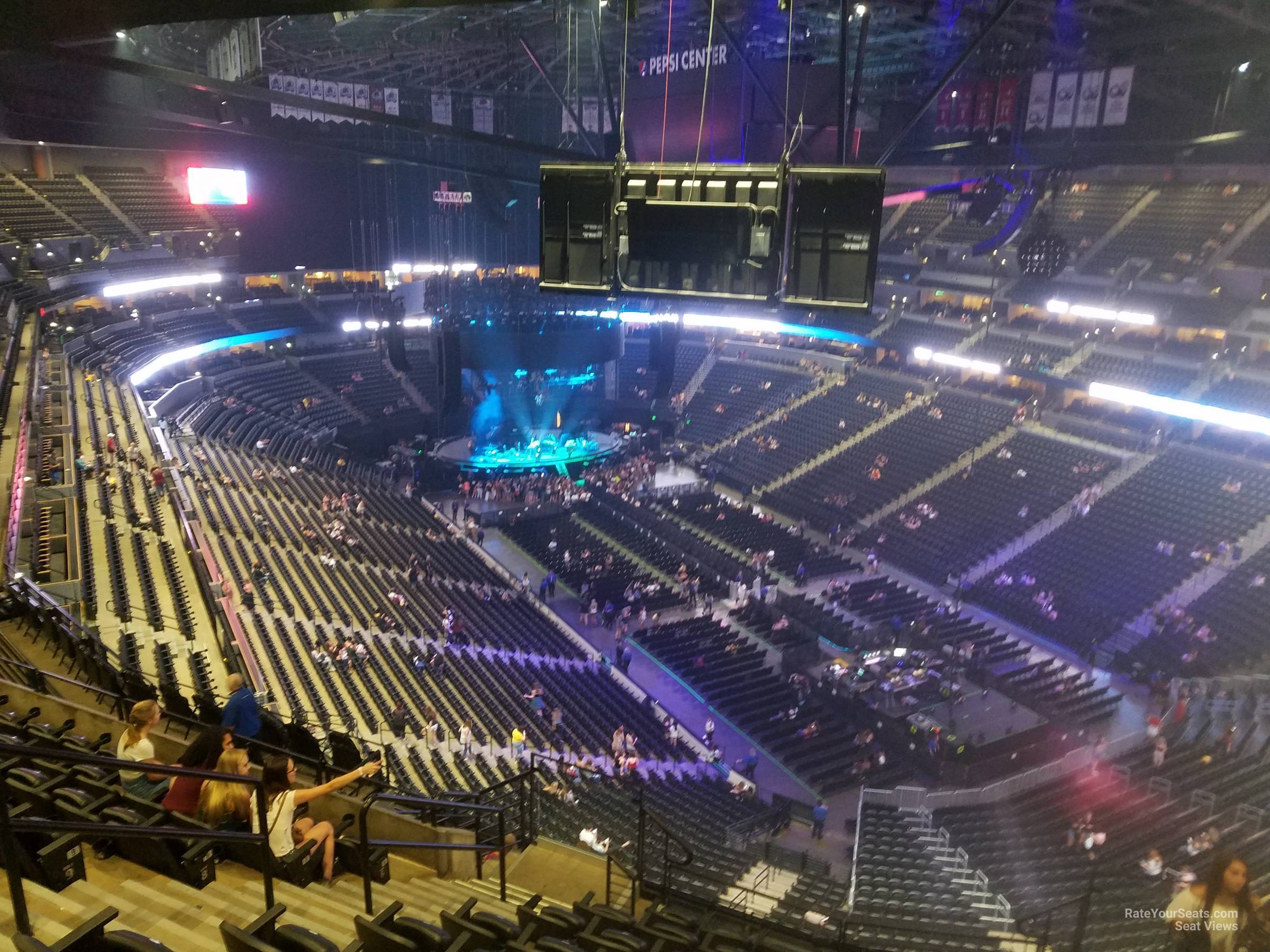 section 330, row 13 seat view  for concert - ball arena