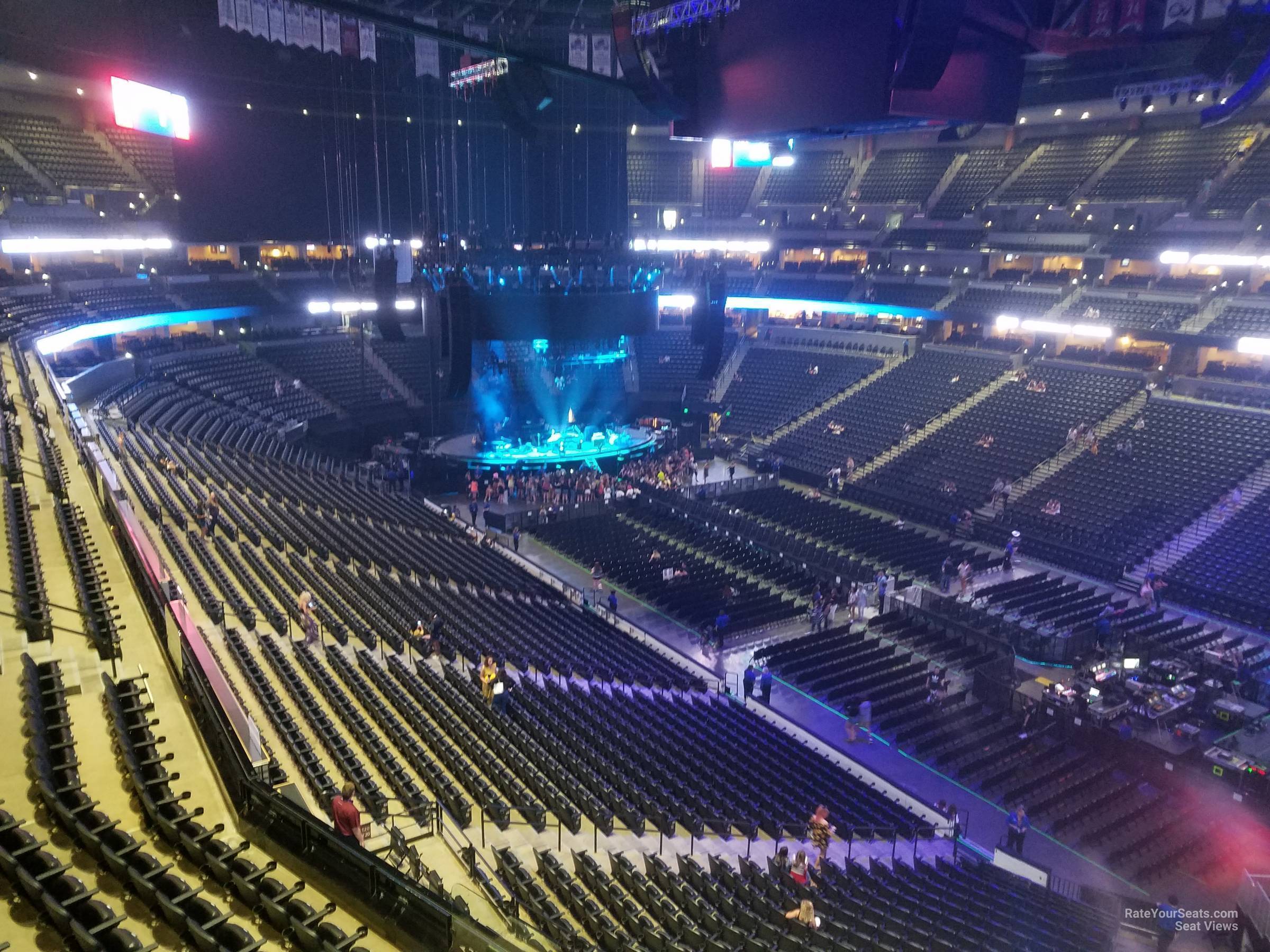section 333, row 3 seat view  for concert - ball arena