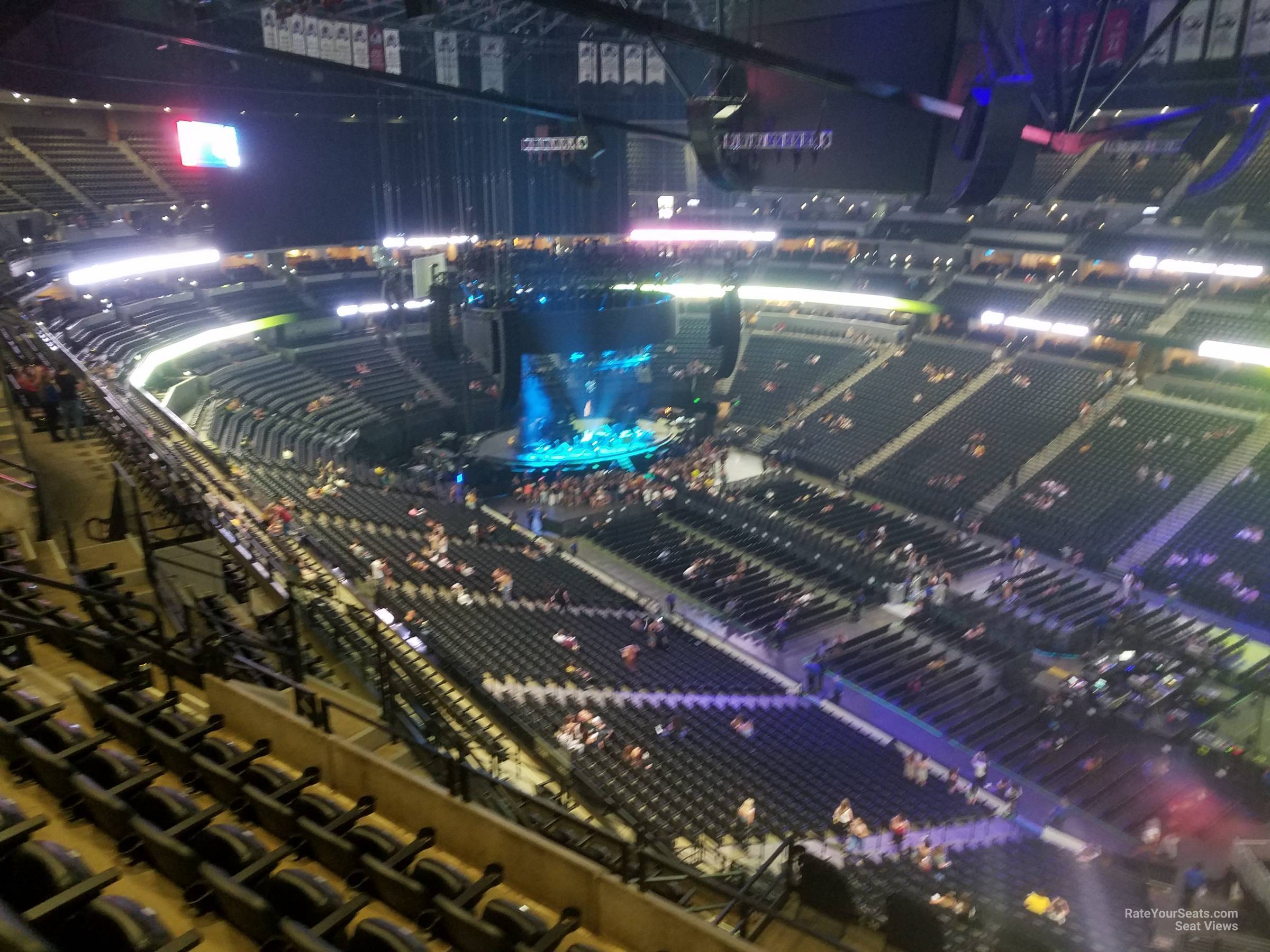 section 334, row 13 seat view  for concert - ball arena