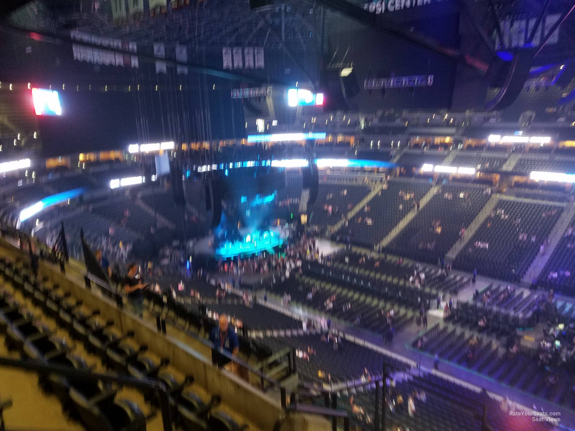 section 338, row 13 seat view  for concert - ball arena