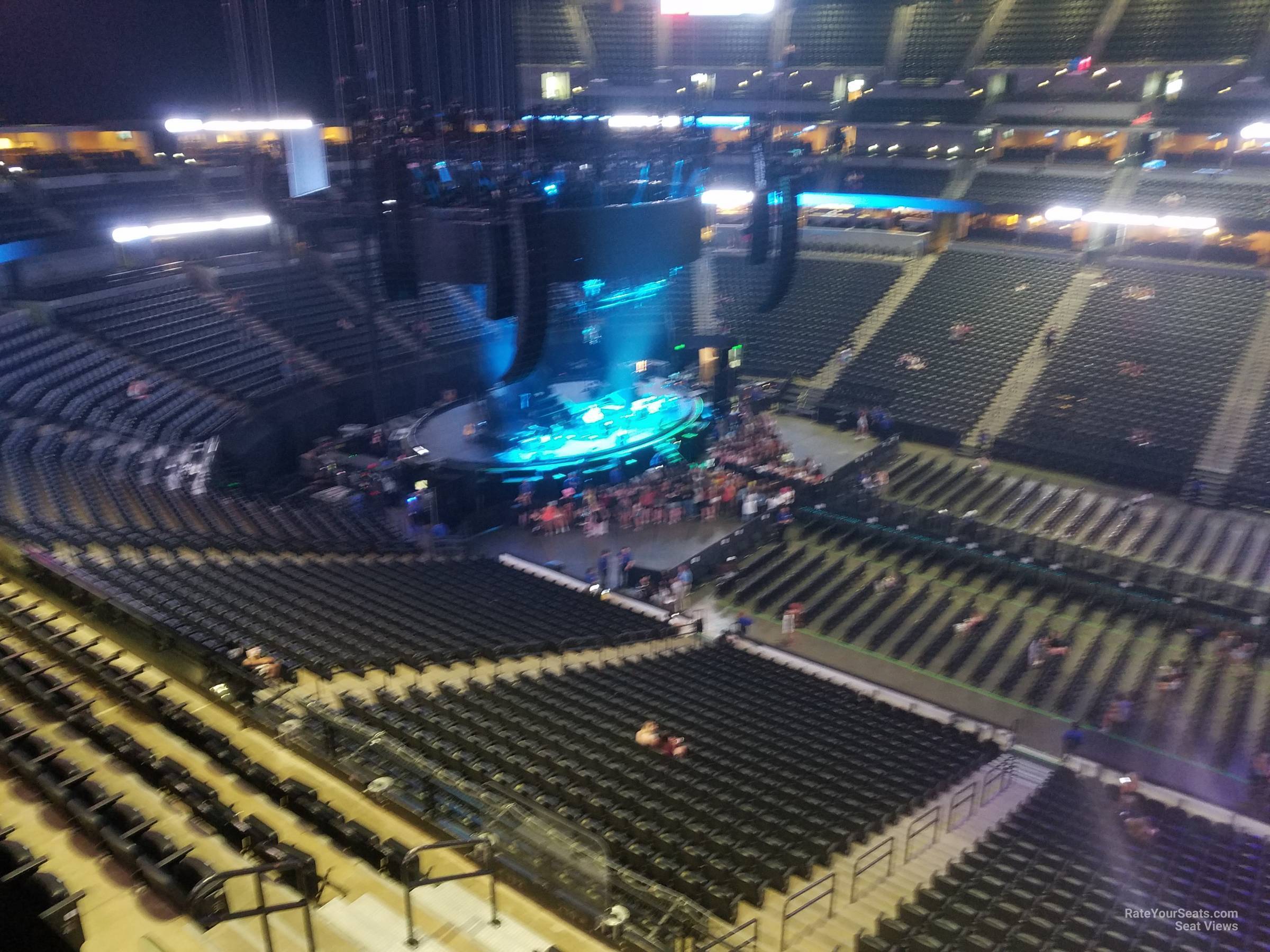 section 341, row 3 seat view  for concert - ball arena