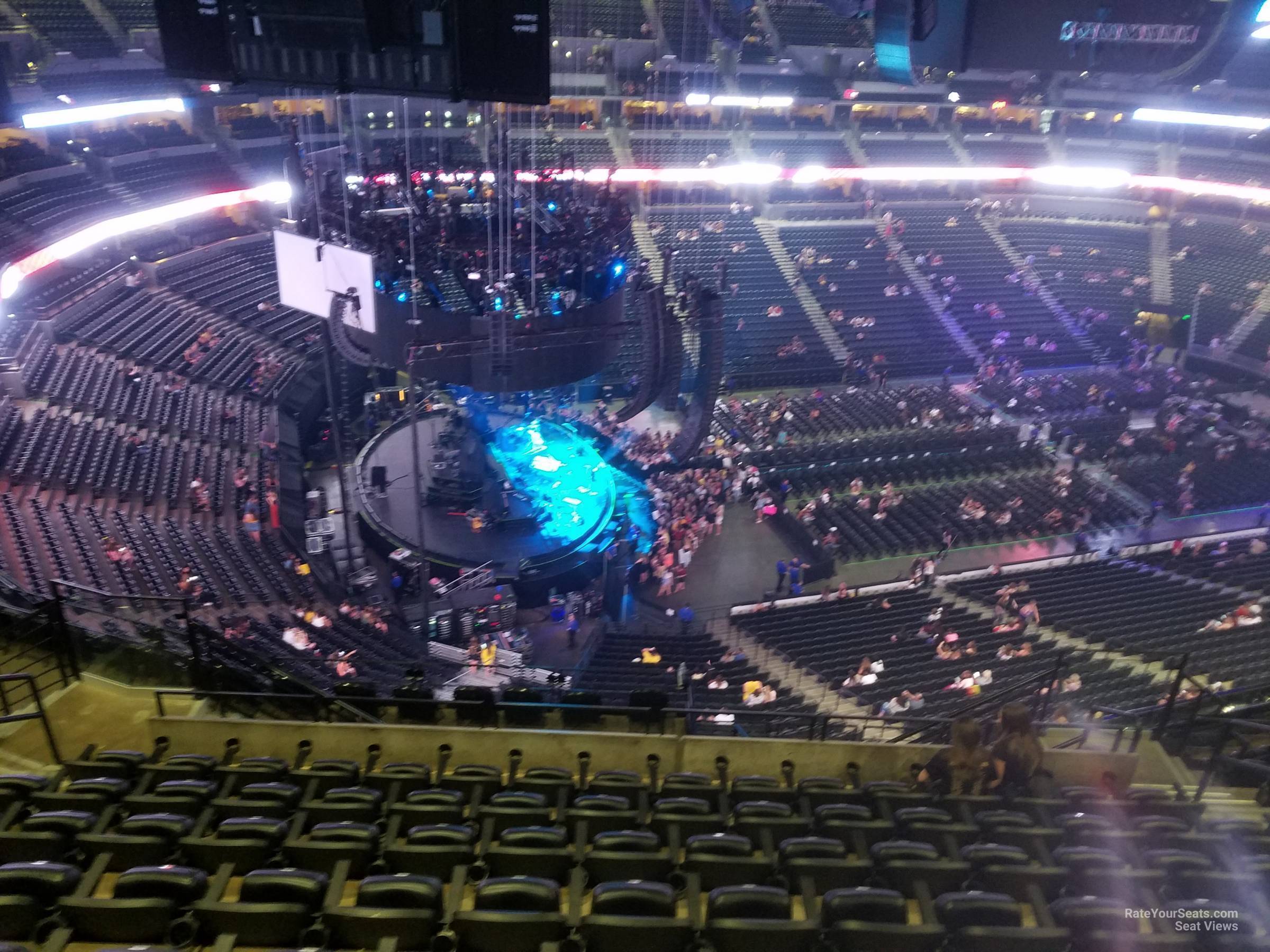 section 350, row 13 seat view  for concert - ball arena