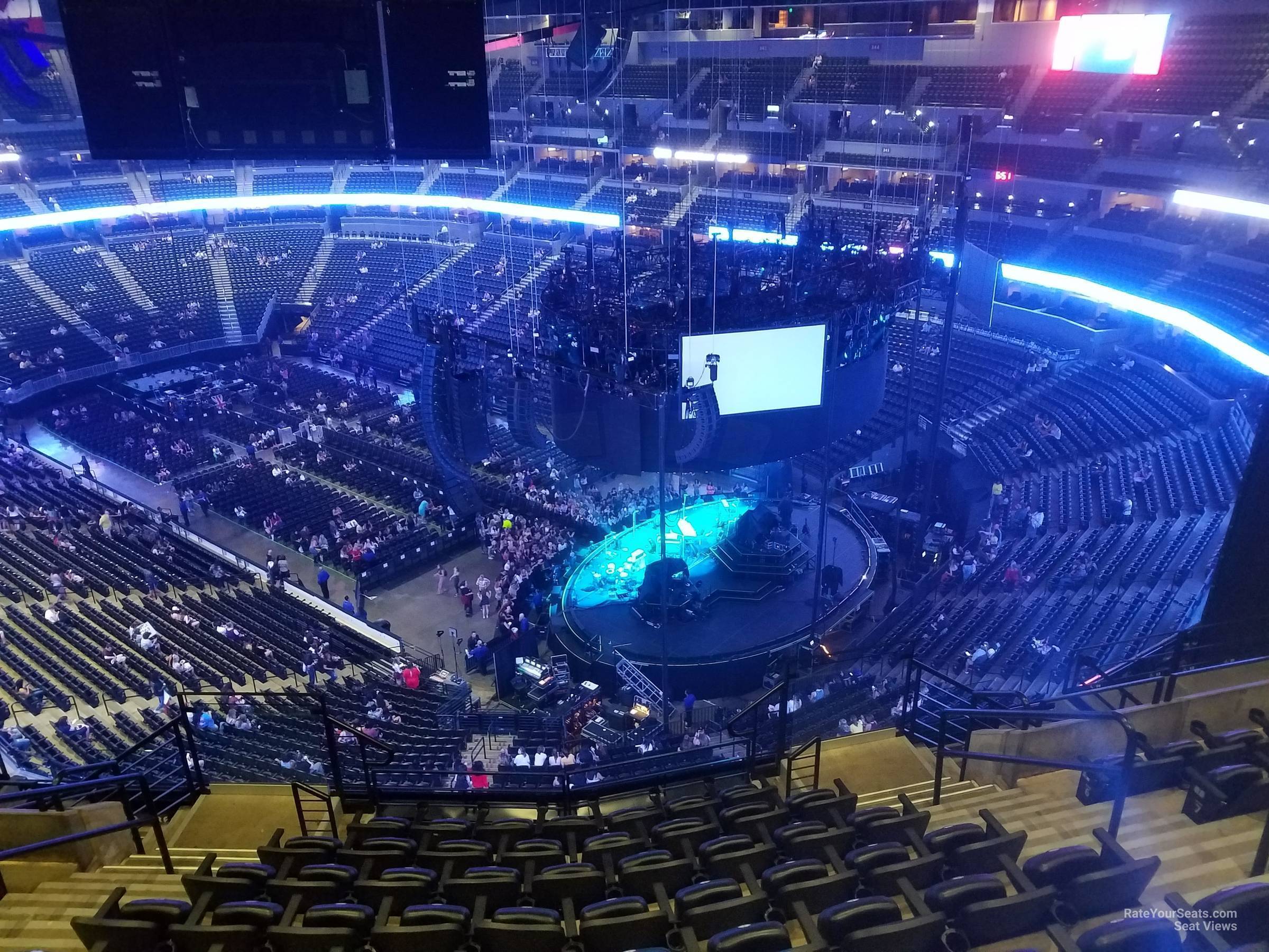 section 370, row 13 seat view  for concert - ball arena